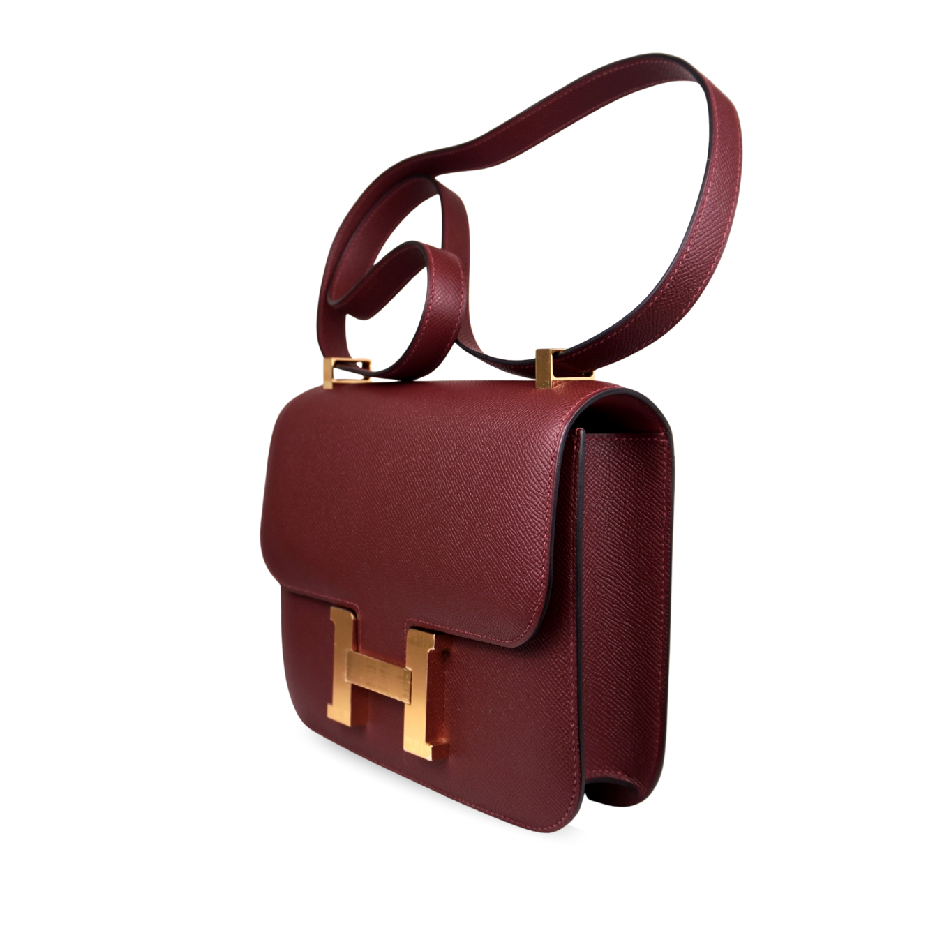 Hermès Constance 24 Rouge H Epsom with Gold Hardware