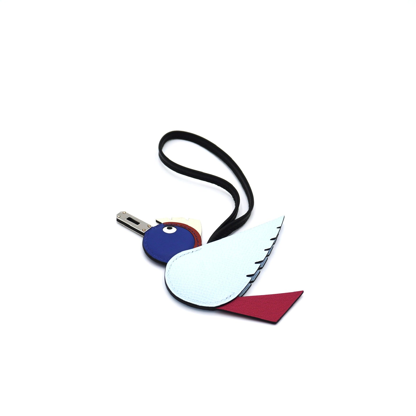 Hermès Birdie Charm Bleu Brume, Rose Mexico, Bleu Royal, Cuivre, Nata & Noir
