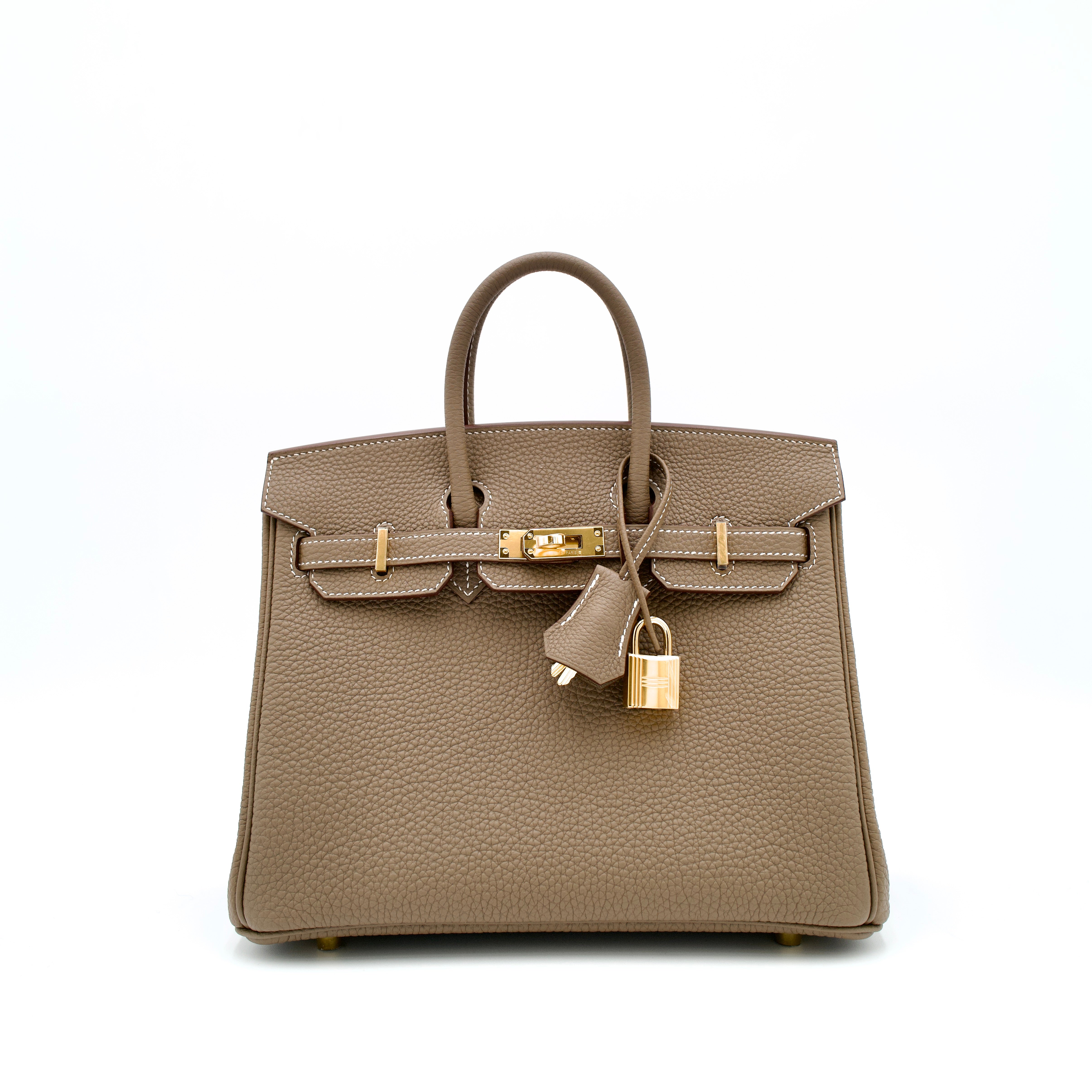 Hermès Birkin 25 Etoupe with Gold Hardware