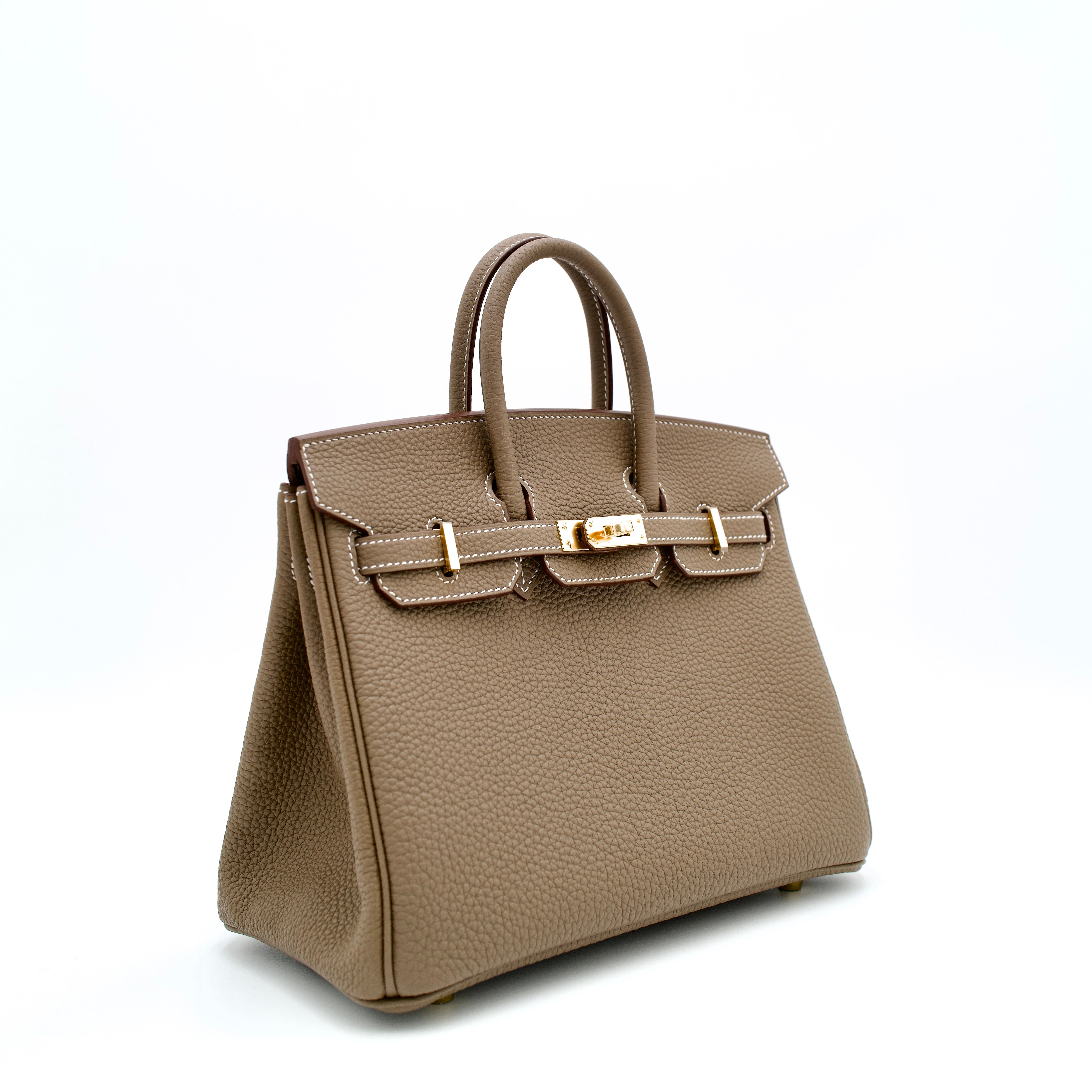 Hermès Birkin 25 Etoupe with Gold Hardware