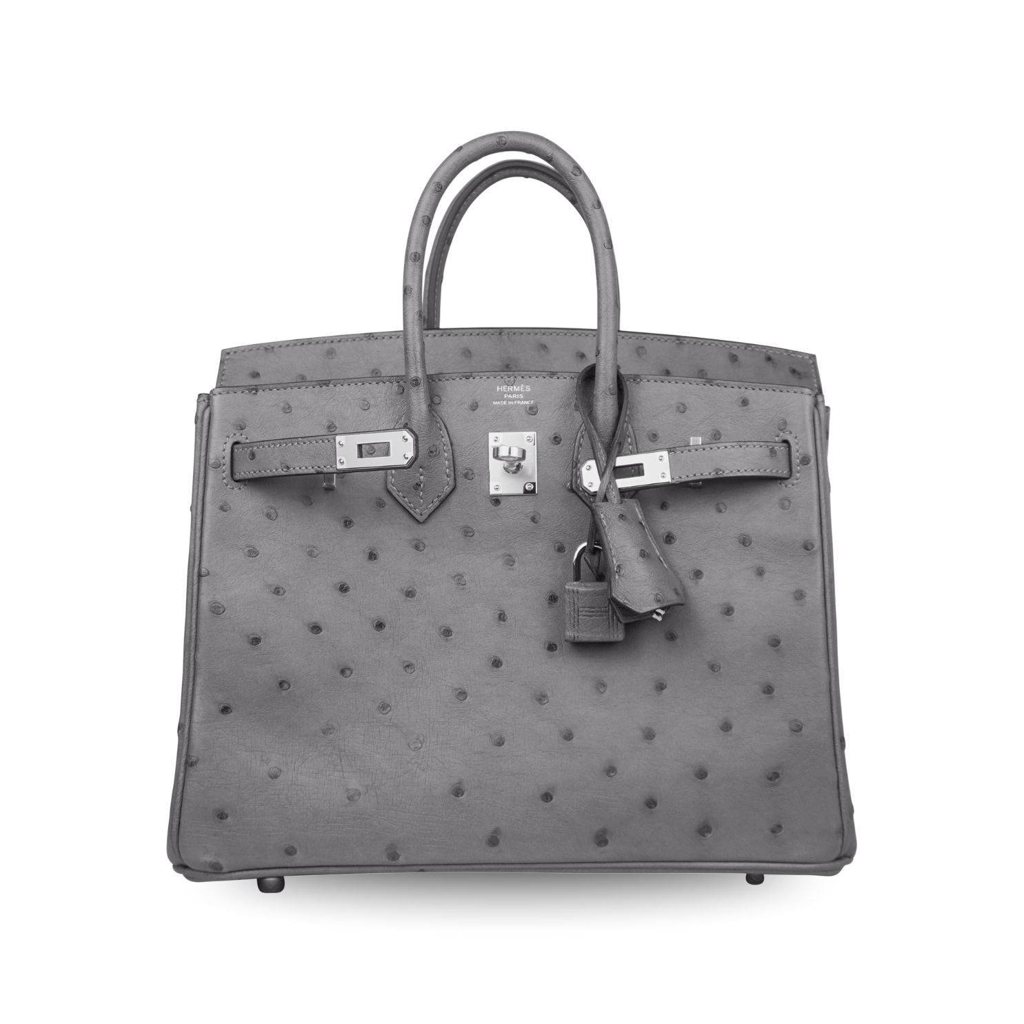 Hermès Birkin Ostrich Gris Tourterelle