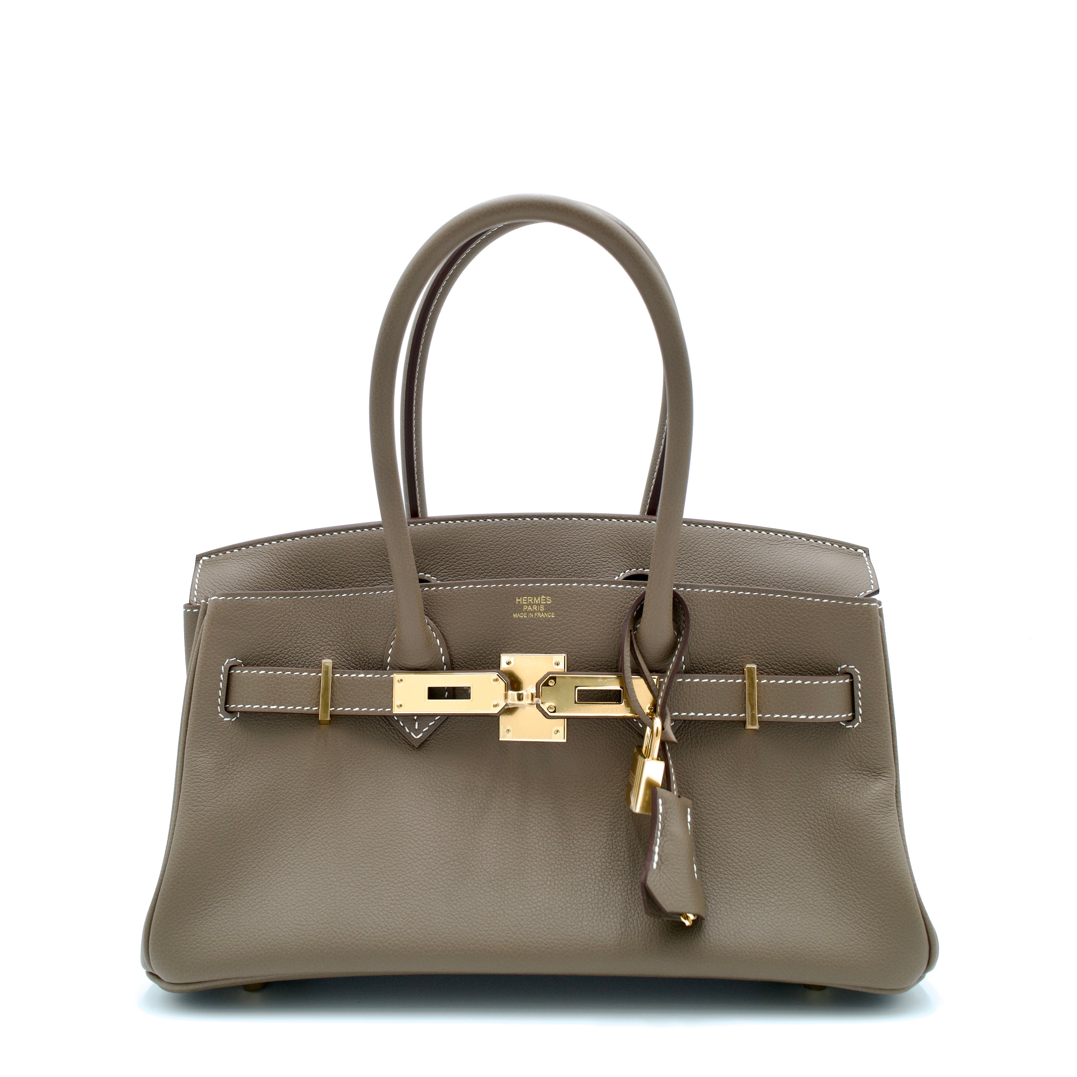 Hermès Birkin 29 Light Etoupe Evercolor Gold Hardware