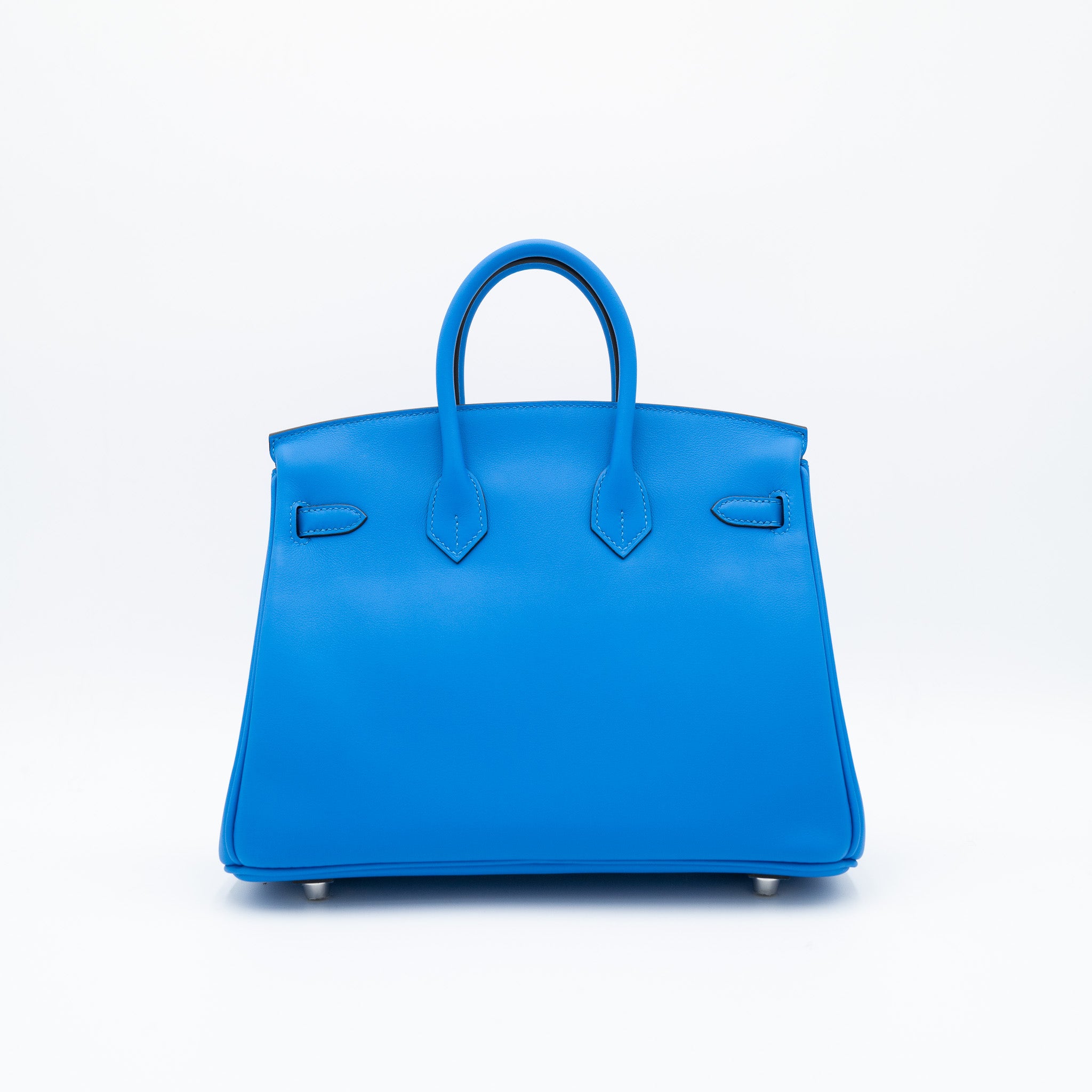 Hermès Birkin 25 Bleu Hydra Swift Palladium Hardware