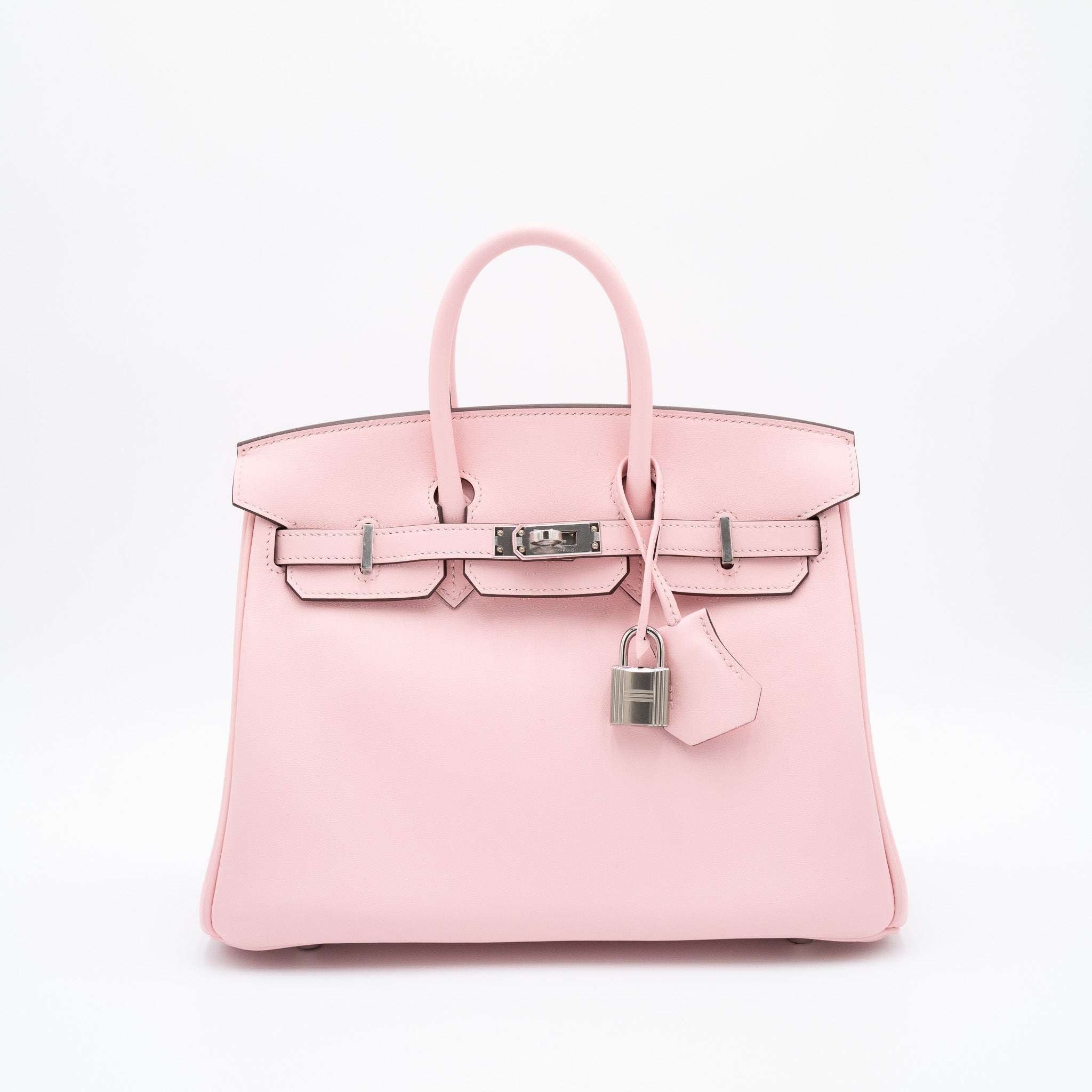 Hermès Birkin 25 Rose Sakura Swift with Palladium Hardware