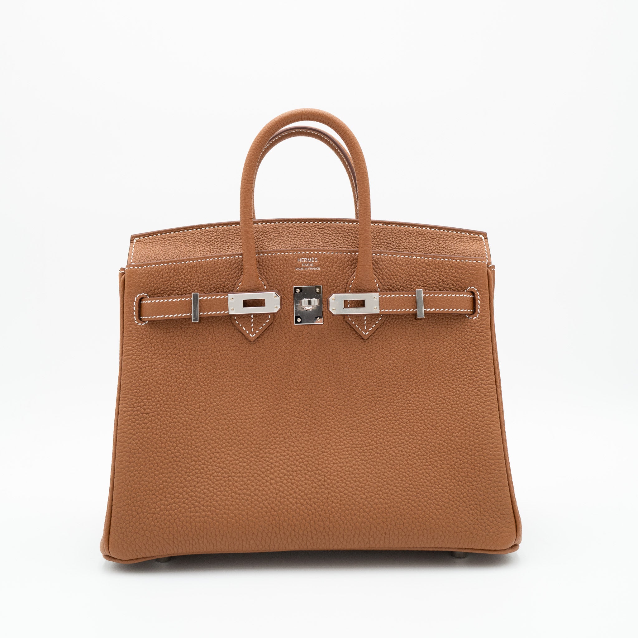 Hermès Birkin 25 Retourne in Gold Togo with Gold Hardware