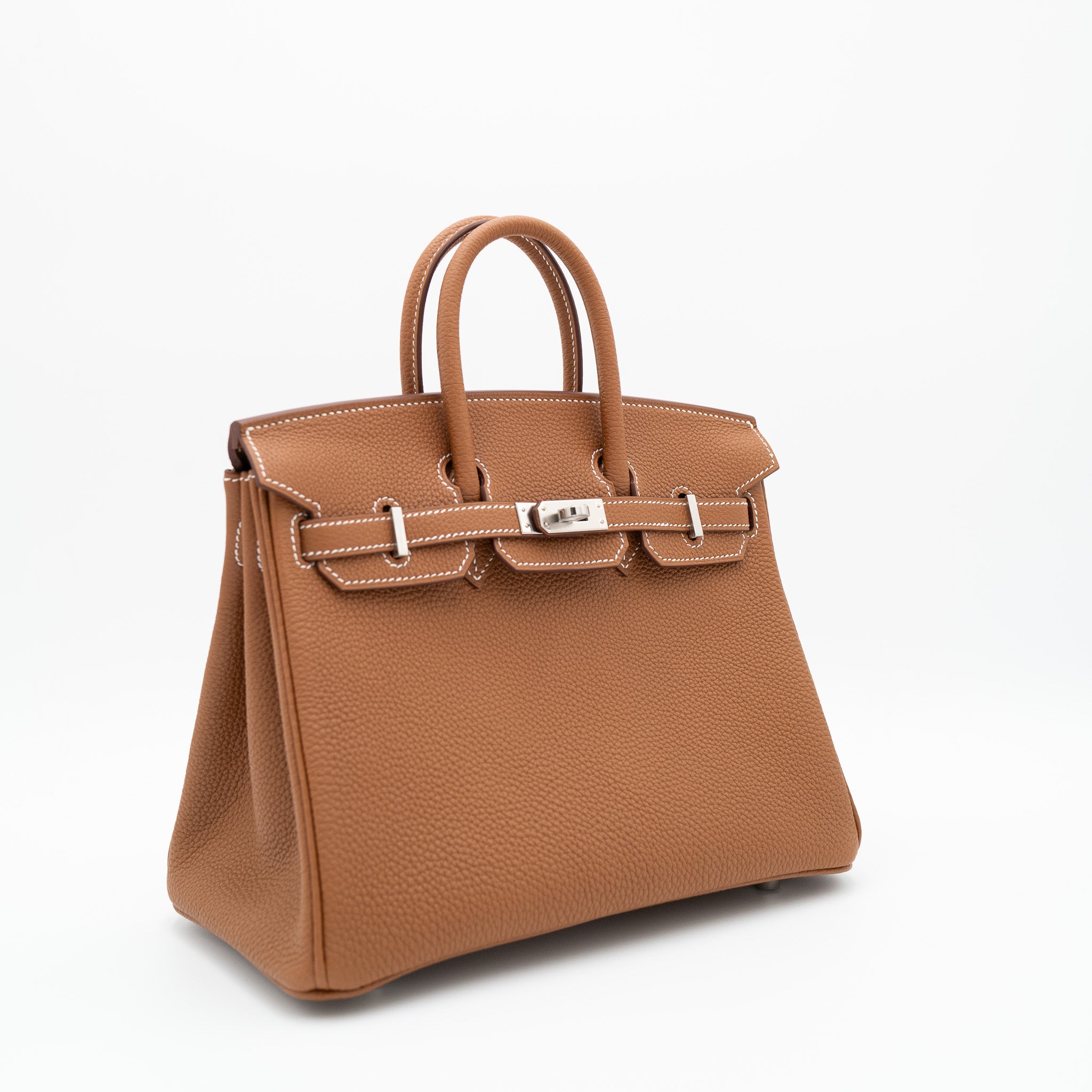 Hermès Birkin 25 Retourne in Gold Togo with Gold Hardware