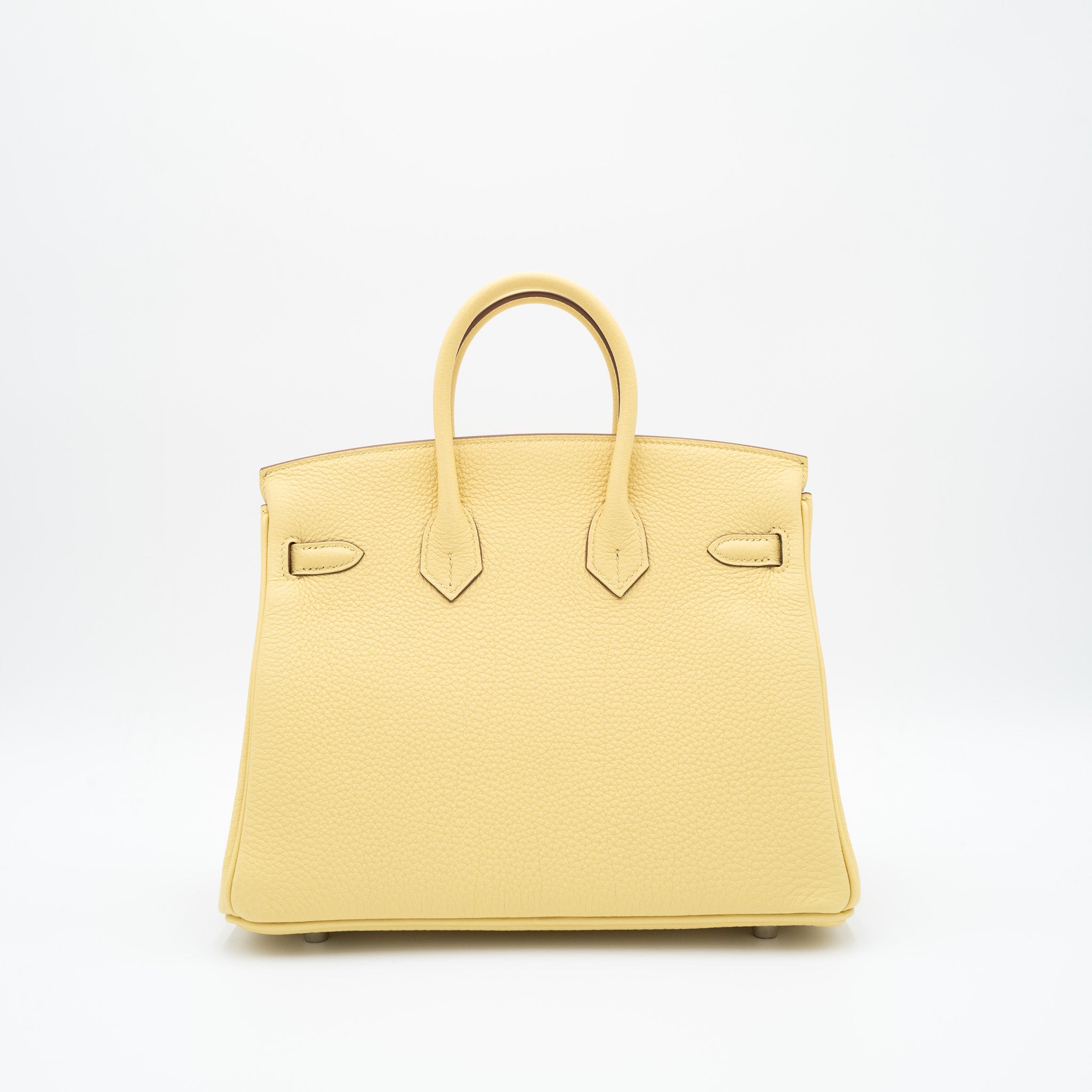 Hermès Birkin 25 Jaune Poussin with Palladium Hardware