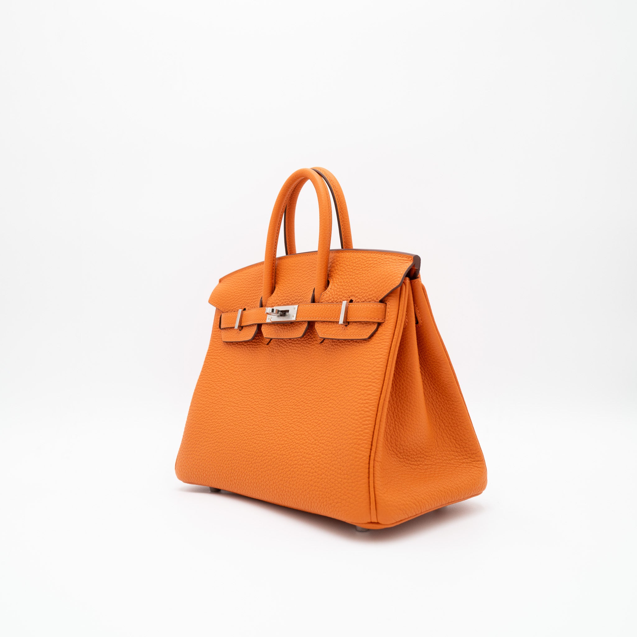 Hermès Birkin 25 Orange Togo Palladium Hardware