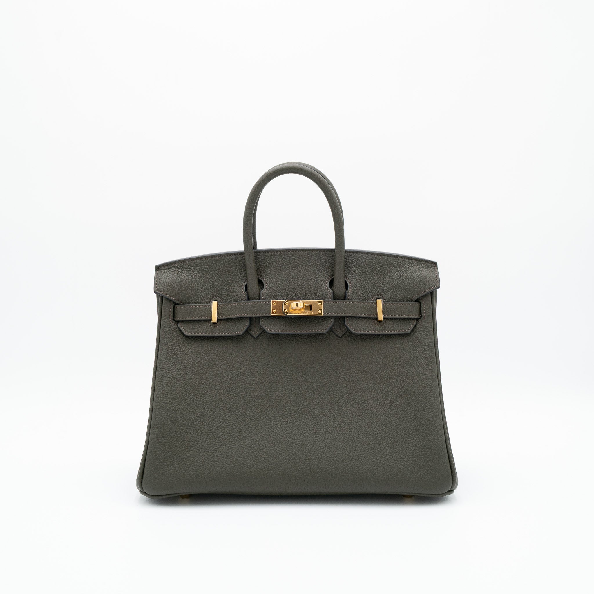 Hermès Birkin 25 Vert de Gris Togo with Gold Hardware
