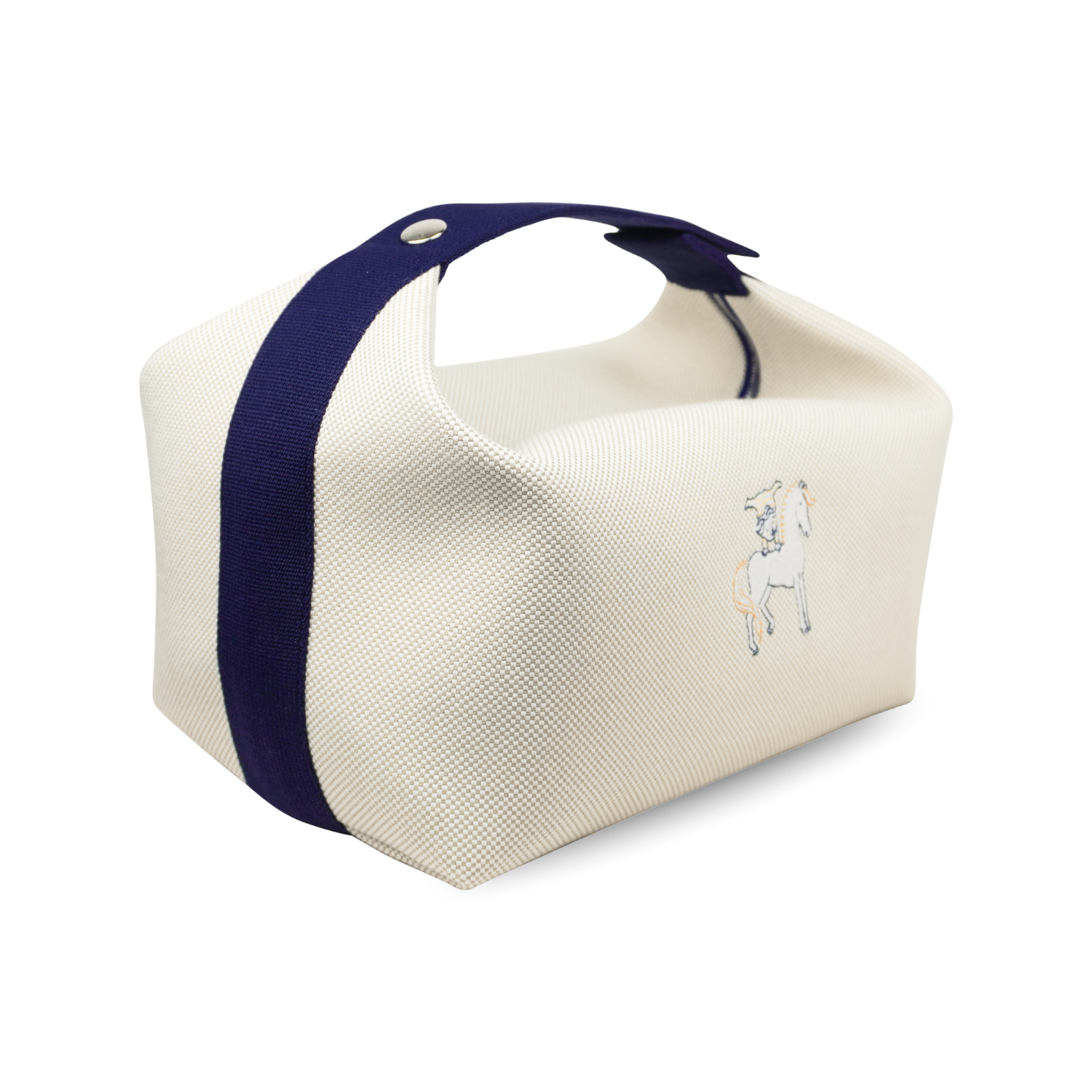 Hermès Bride-A-Brac Cabriole Case Bleu Nattier