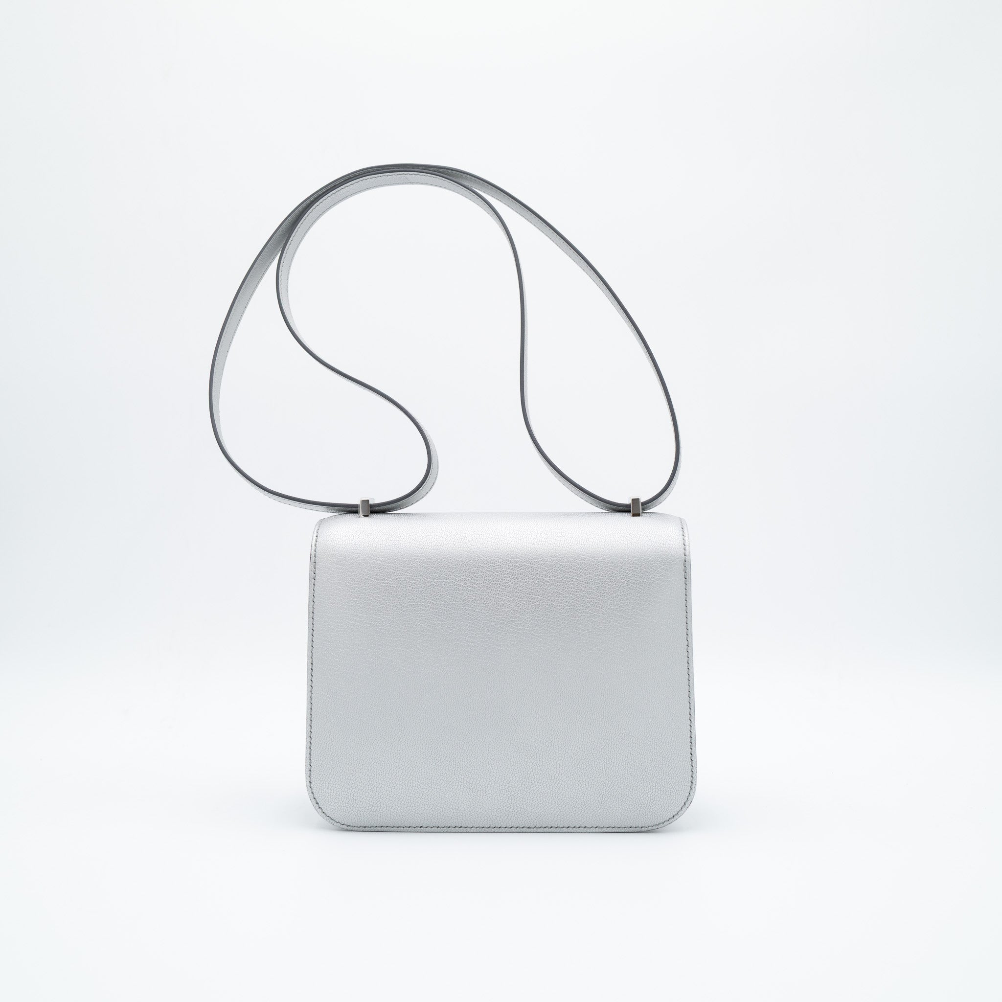 Hermès Constance 18 Metallic Chevre Chamkila Argent Palladium Hardware