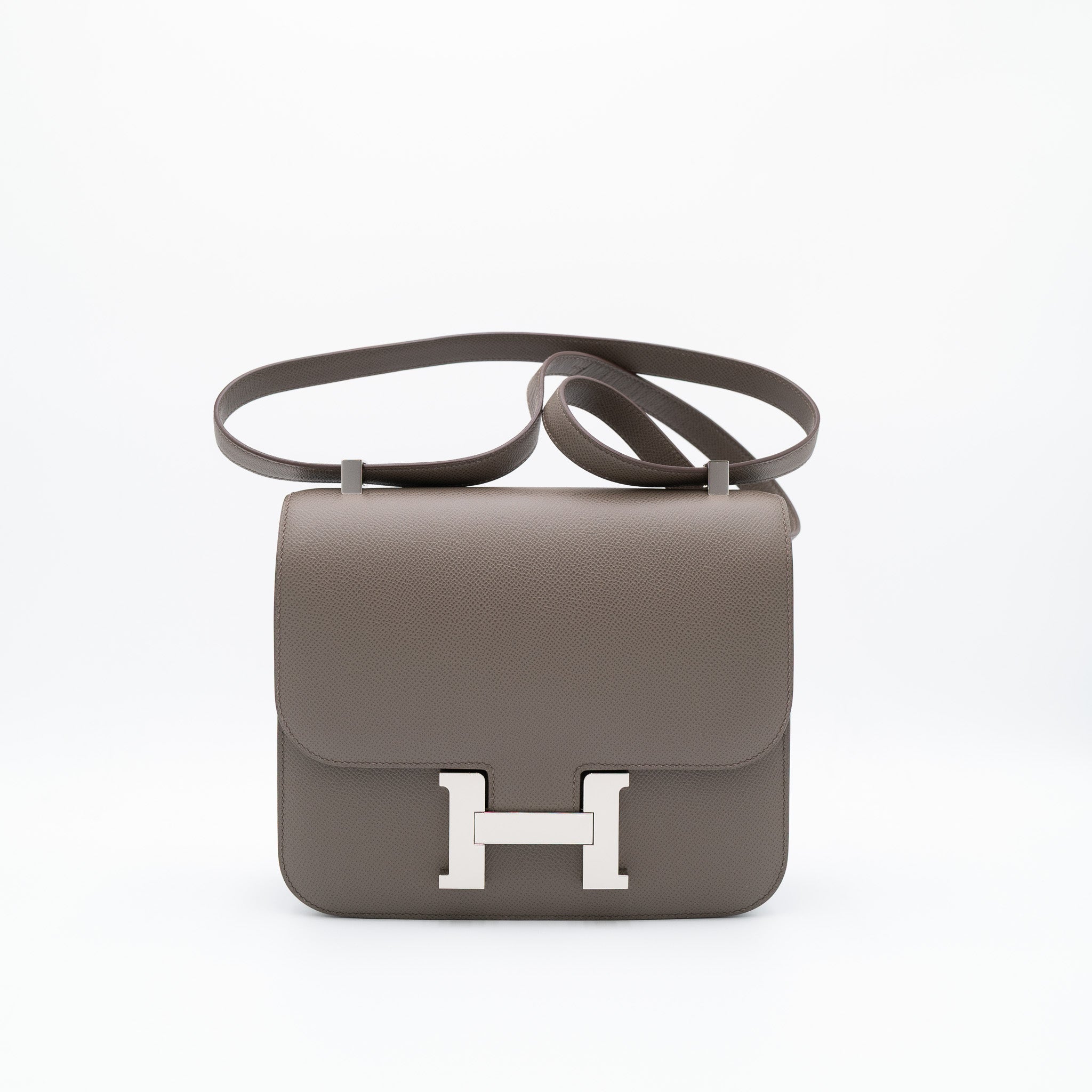 Hermès Constance 24 Etain Epsom with Palladium Hardware