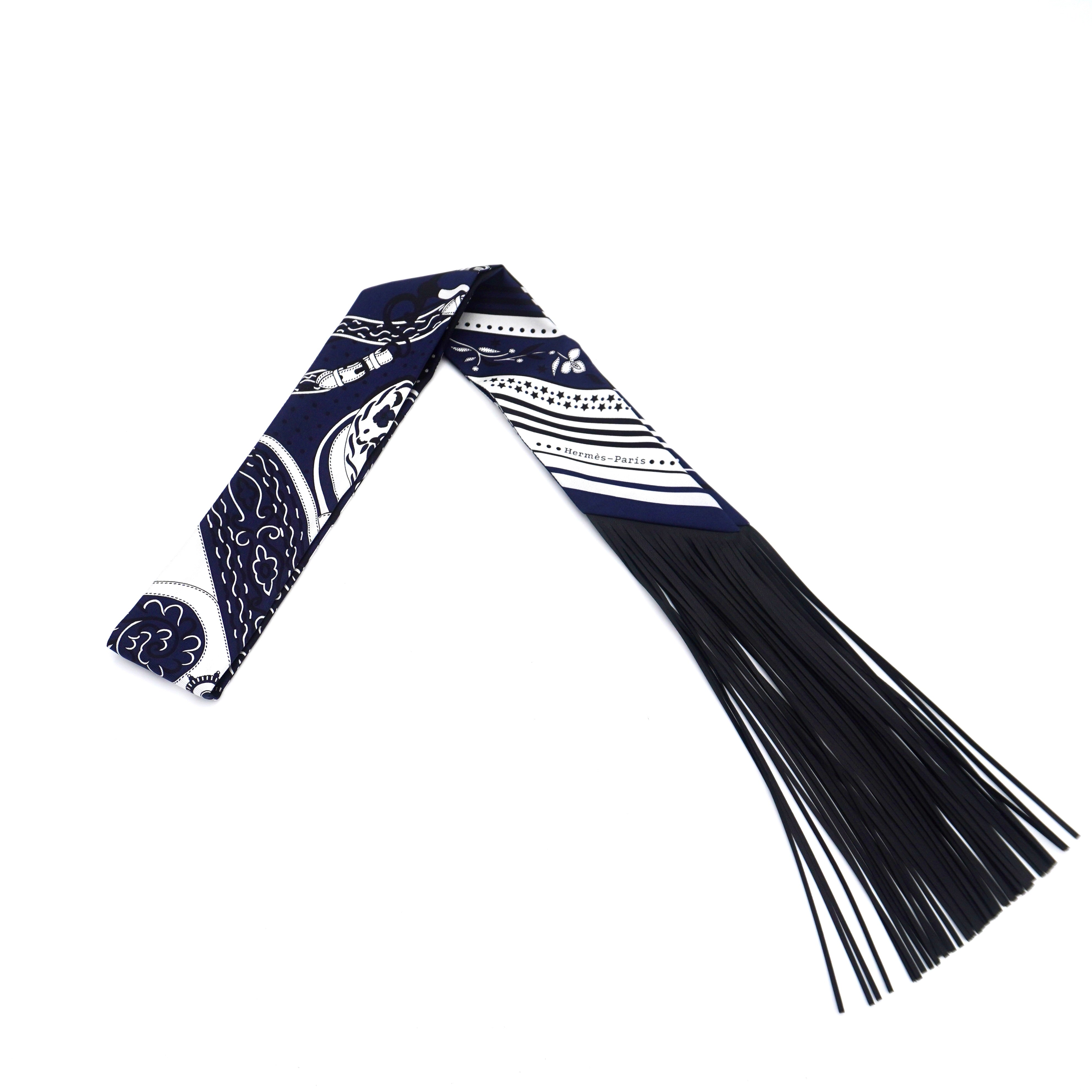 Festival des Amazones Bandana Folk Twilly — Navy/Black