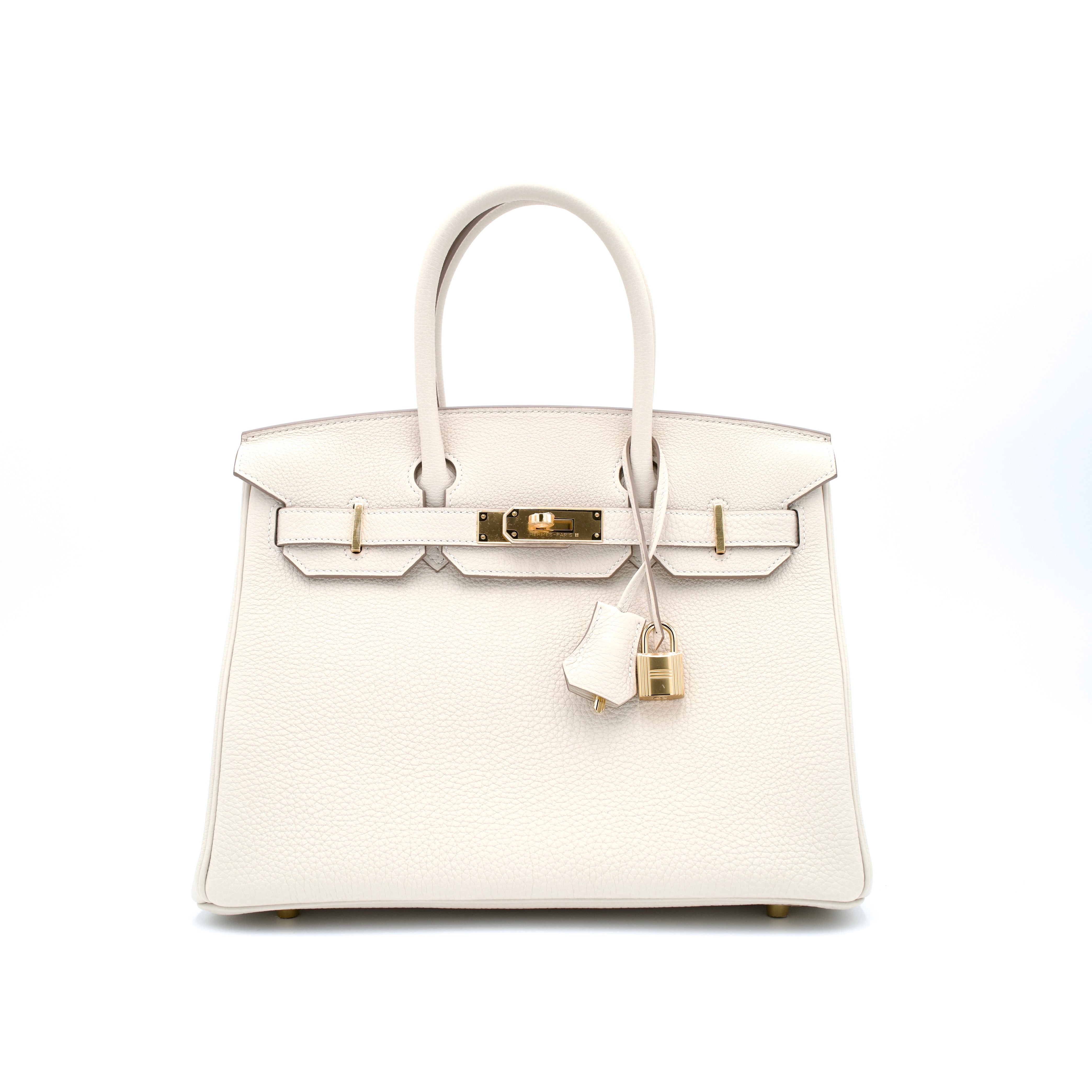 Hermès Birkin 30 Retourne Craie Togo