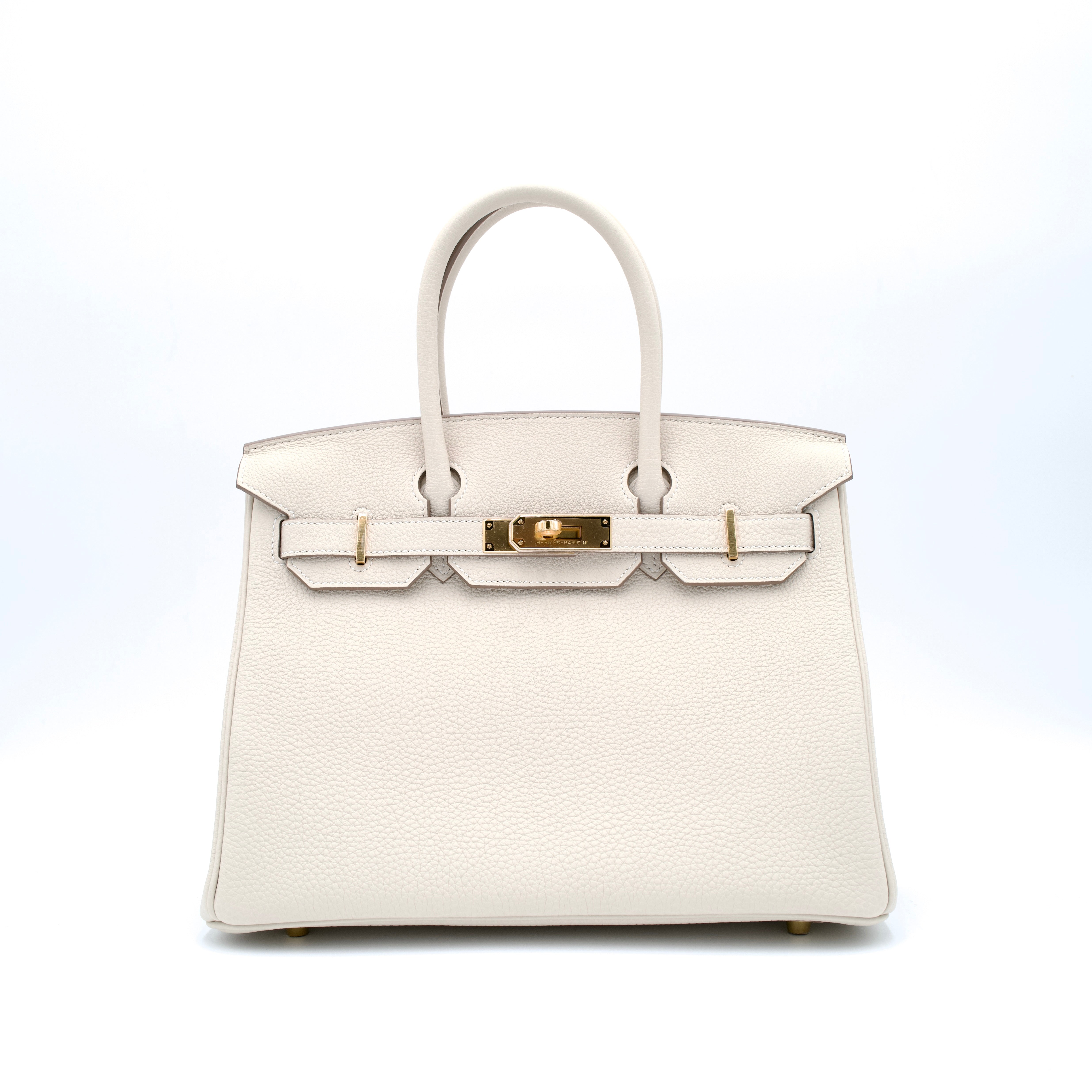 Hermès Birkin 30 Retourne Craie Togo