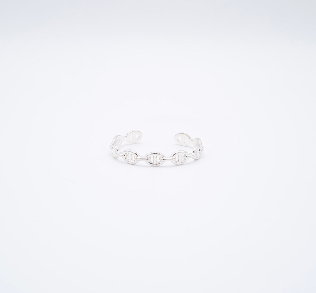 Hermès Chaîne d'Ancre Enchaînée Bracelet — Sterling Silver