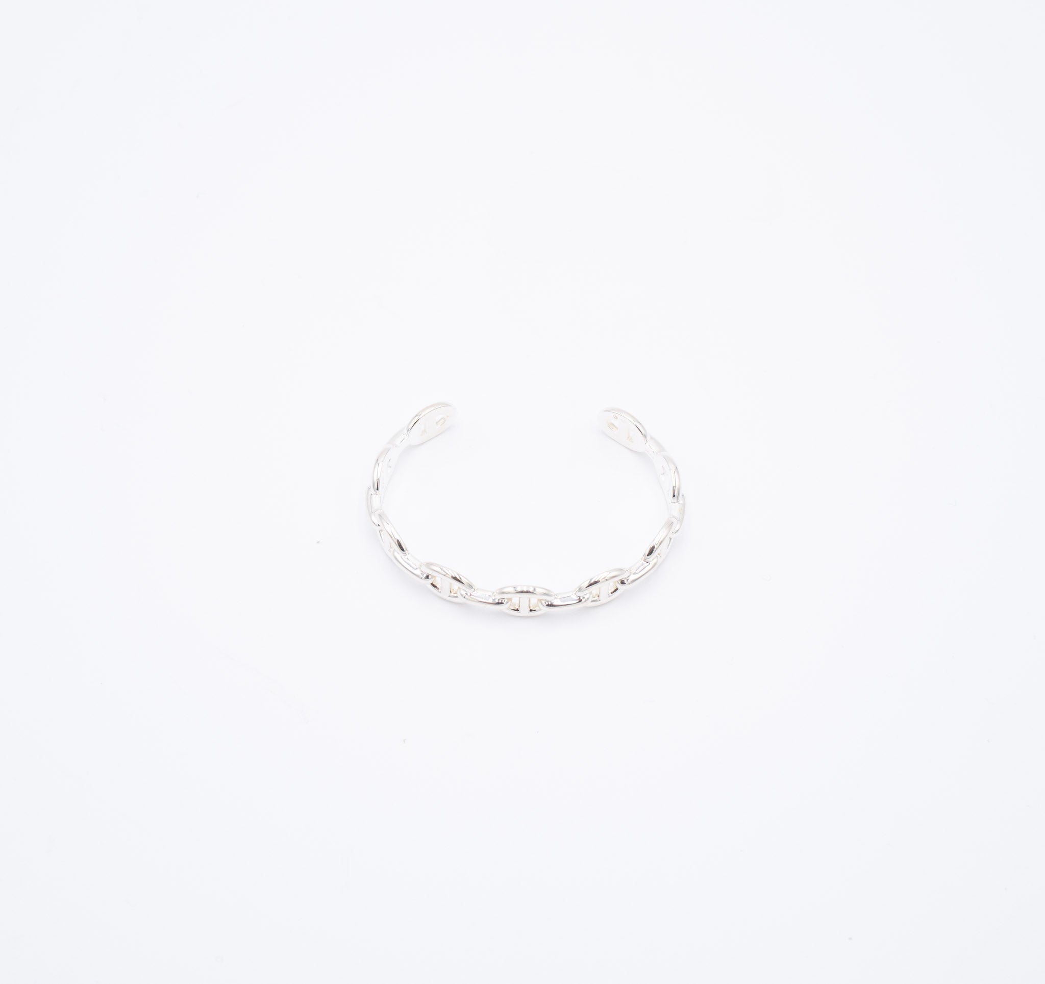 Hermès Chaîne d'Ancre Enchaînée Bracelet — Sterling Silver