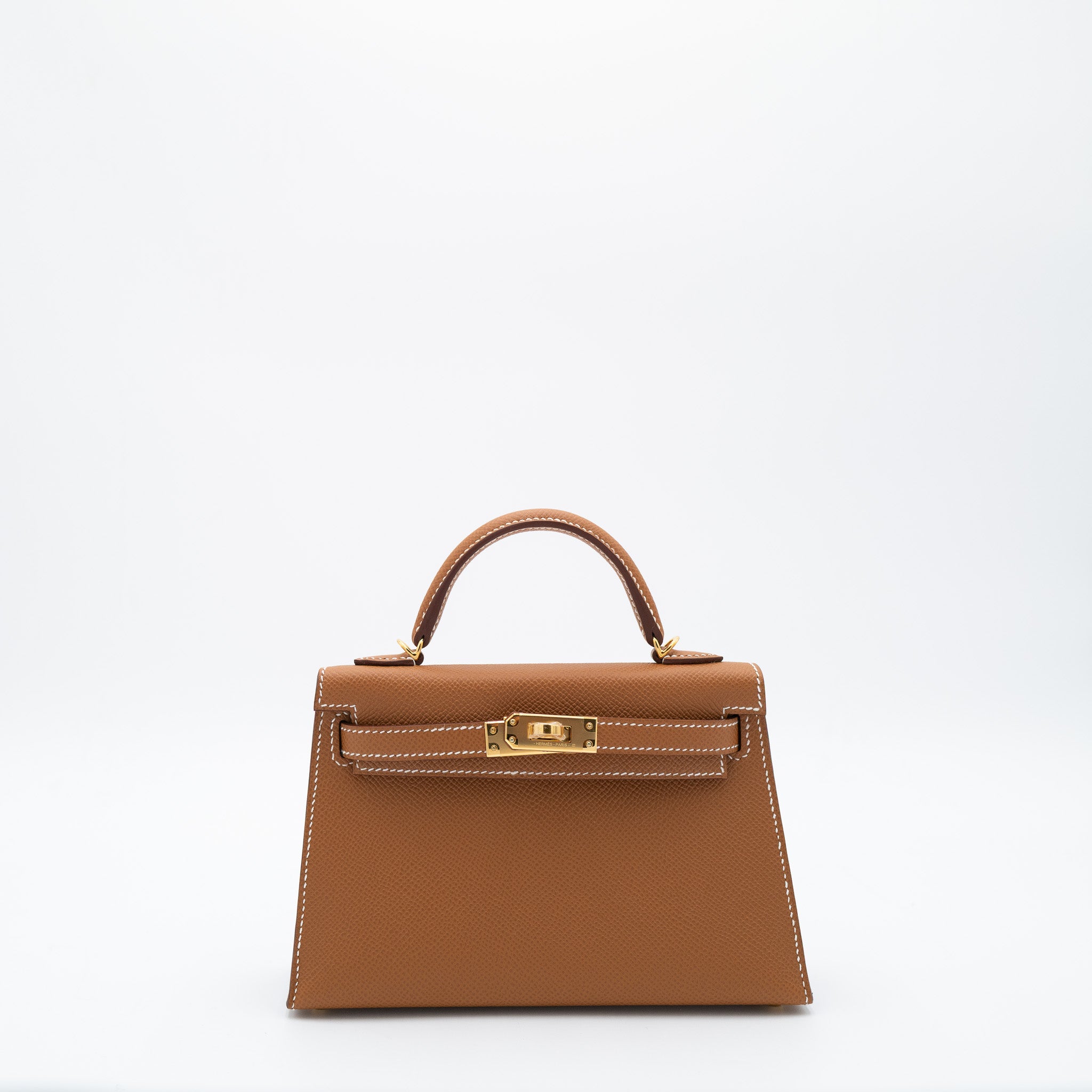 Hermès Kelly 20 Sellier in Gold Epsom with Gold Hardware