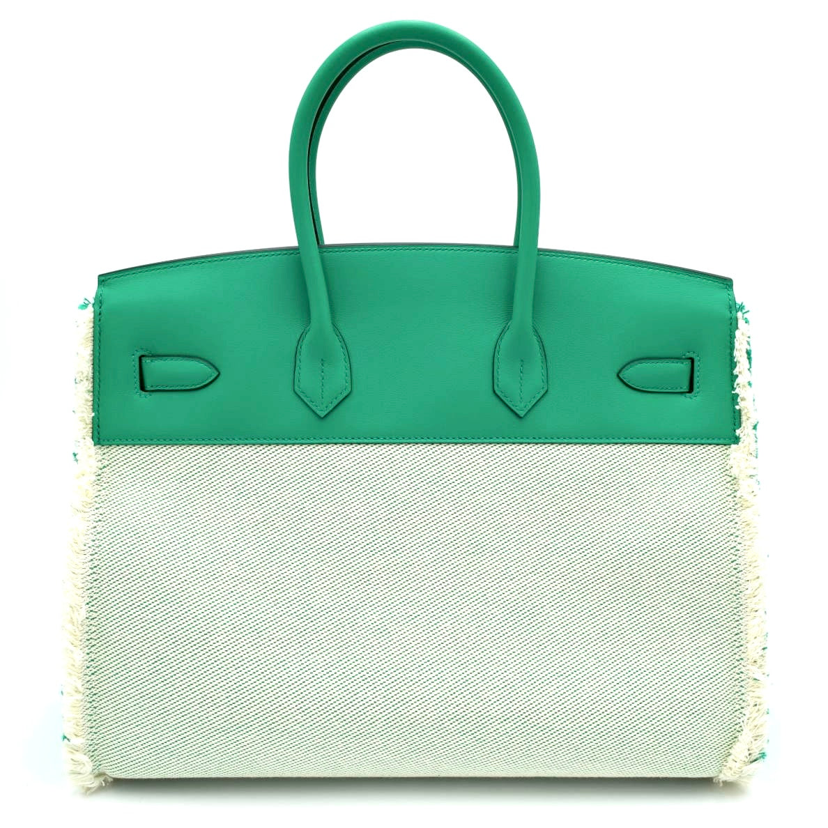 Hermès Birkin 35 Fray Fray Menthe Swift & Toile
