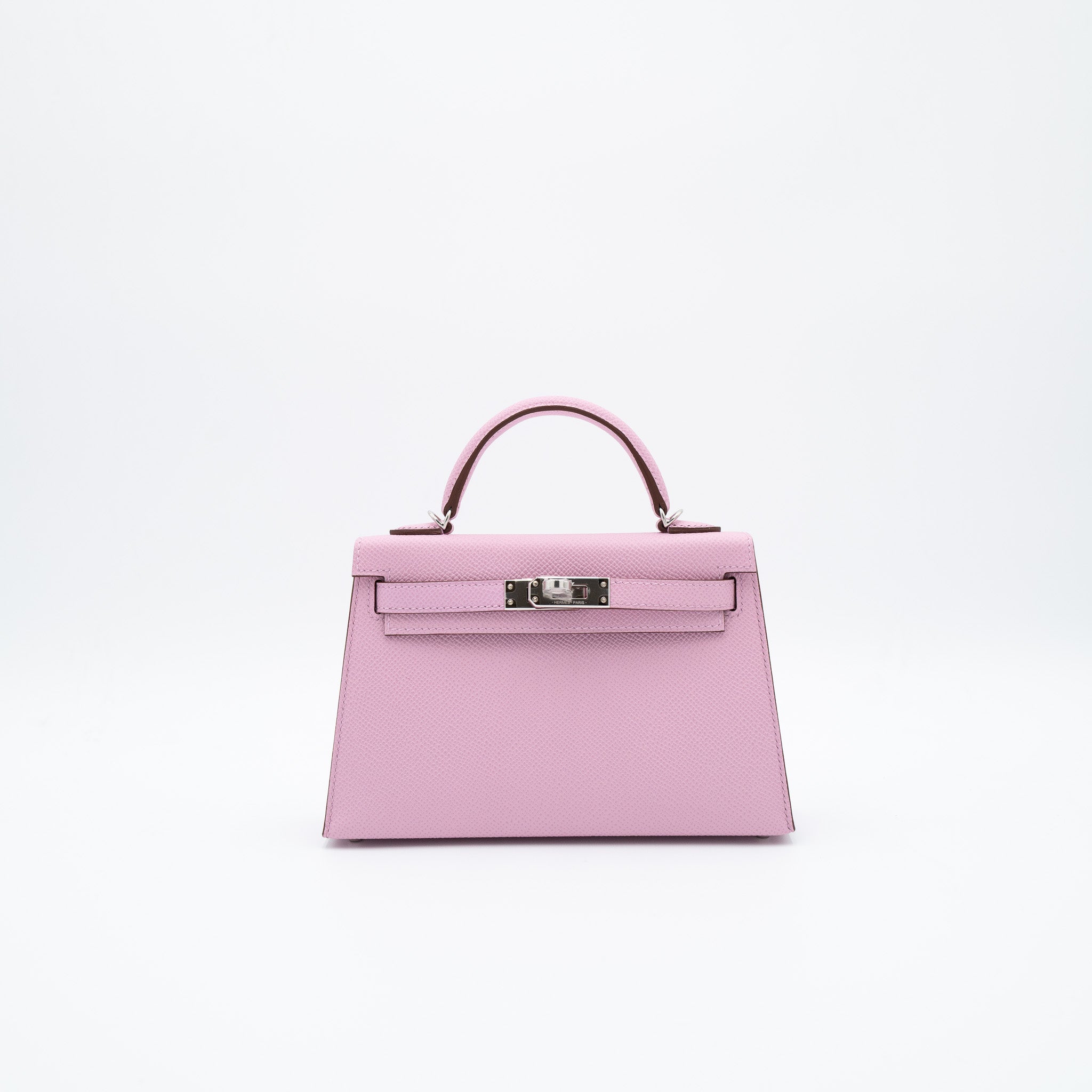 Hermès Kelly 20 Sellier in Mauve Sylvestre Epsom with Palladium Hardware