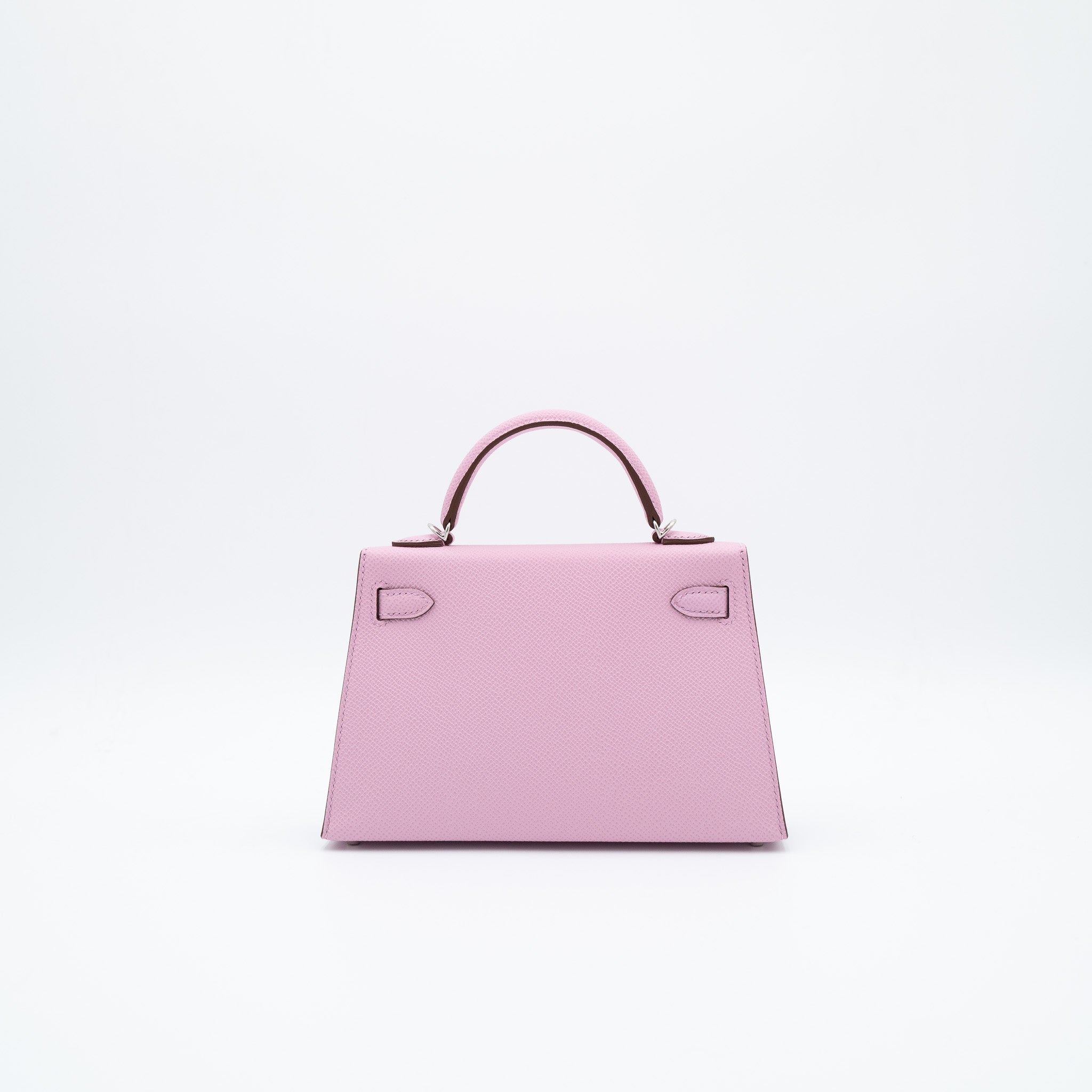 Hermès Kelly 20 Sellier in Mauve Sylvestre Epsom with Palladium Hardware