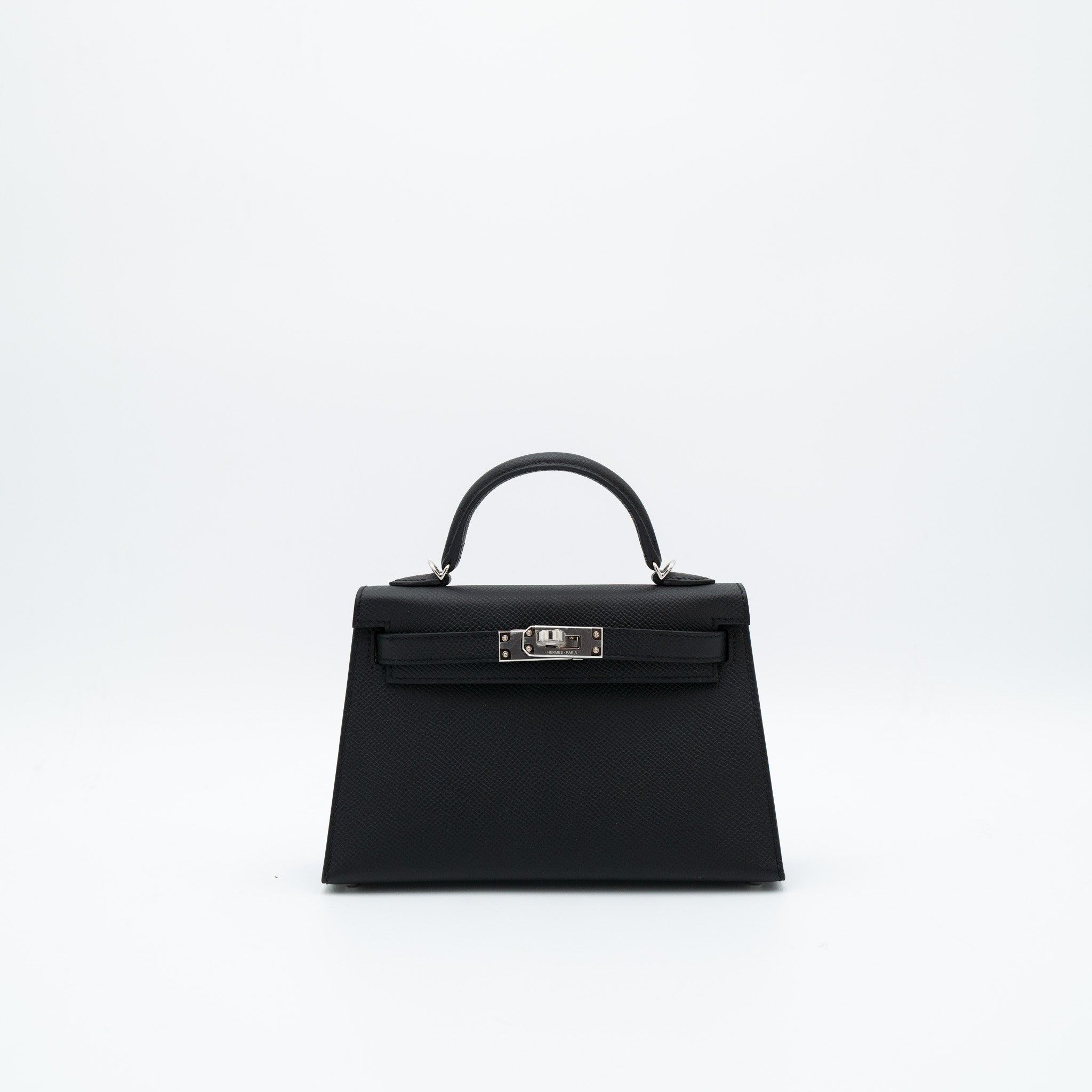 Hermès Kelly 20 Sellier in Noir Epsom with Palladium Hardware