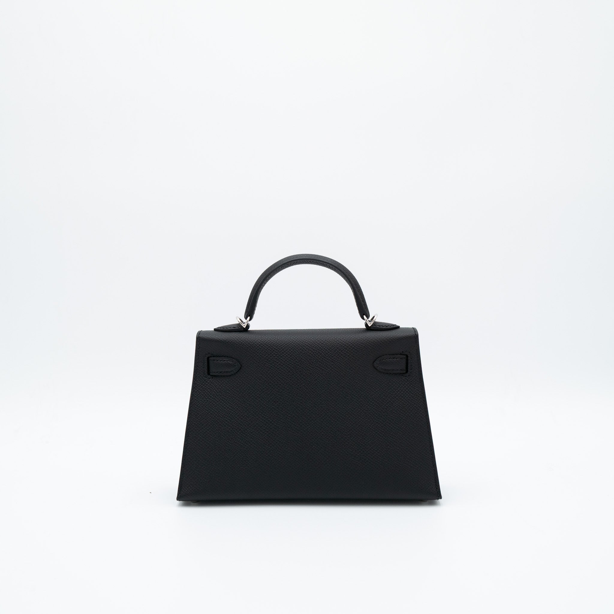 Hermès Kelly 20 Sellier in Noir Epsom with Palladium Hardware