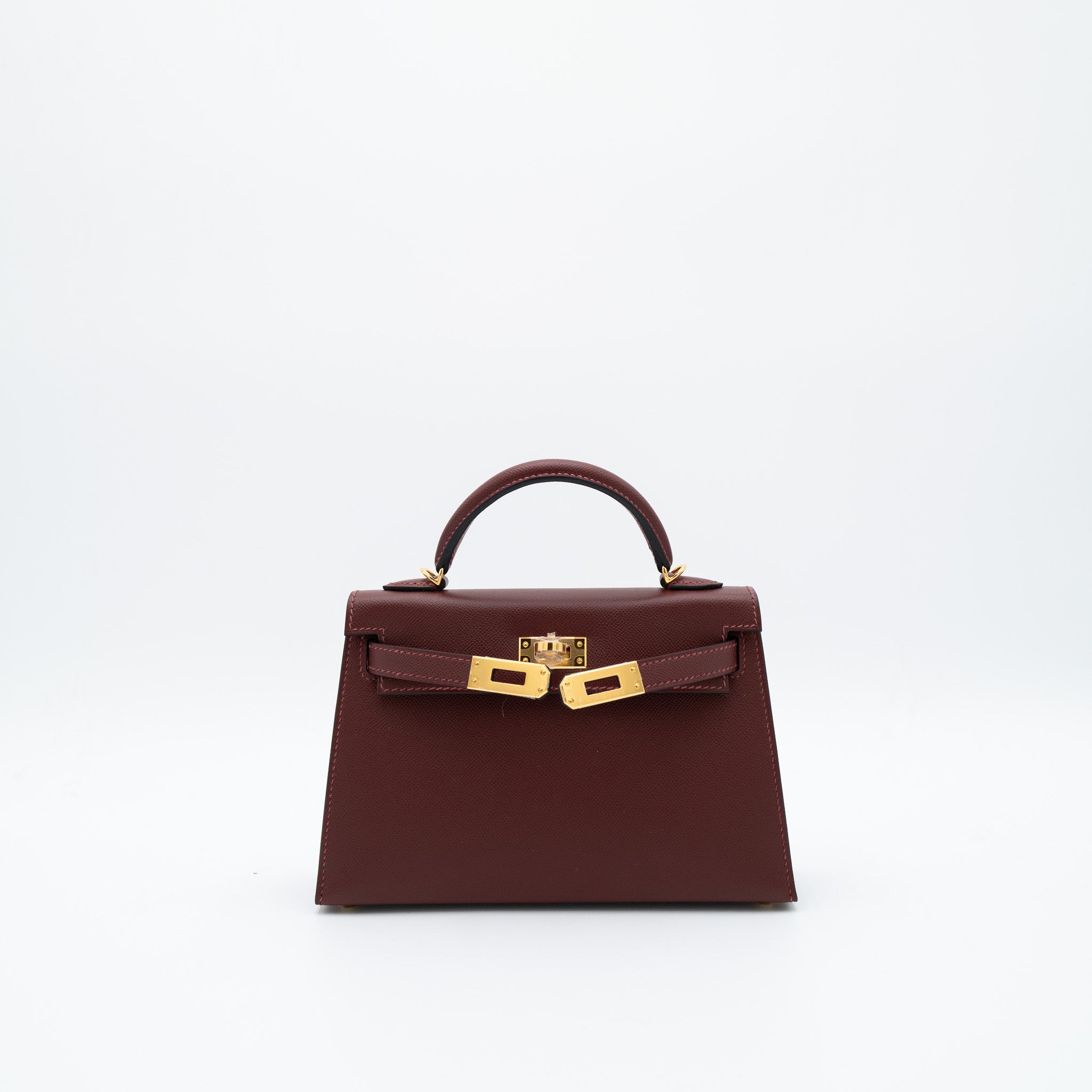 Hermès Kelly 20 Sellier in Rouge H Madame with Gold Hardware