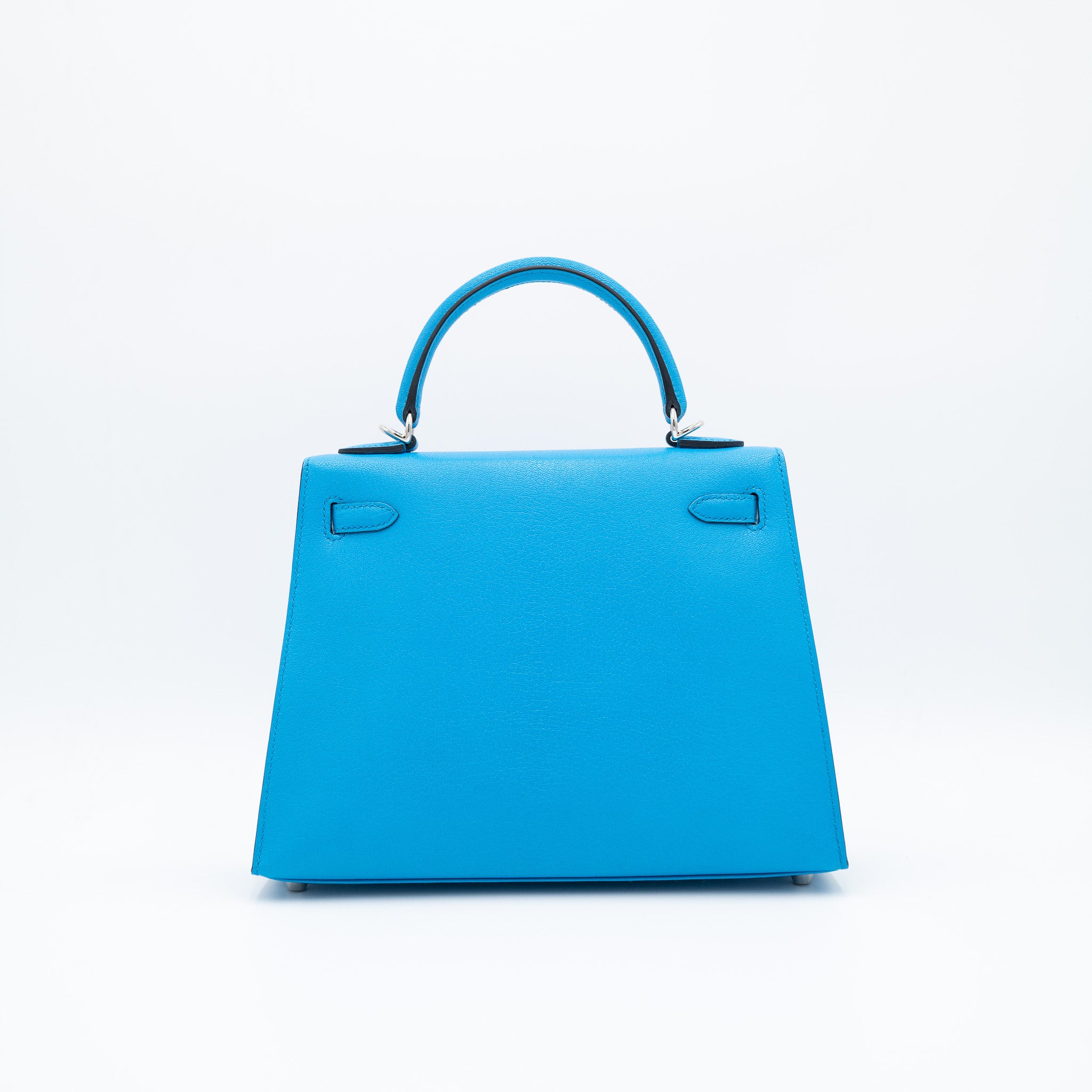 Hermès Kelly 25 Blue Frida Chevre Palladium Hardware