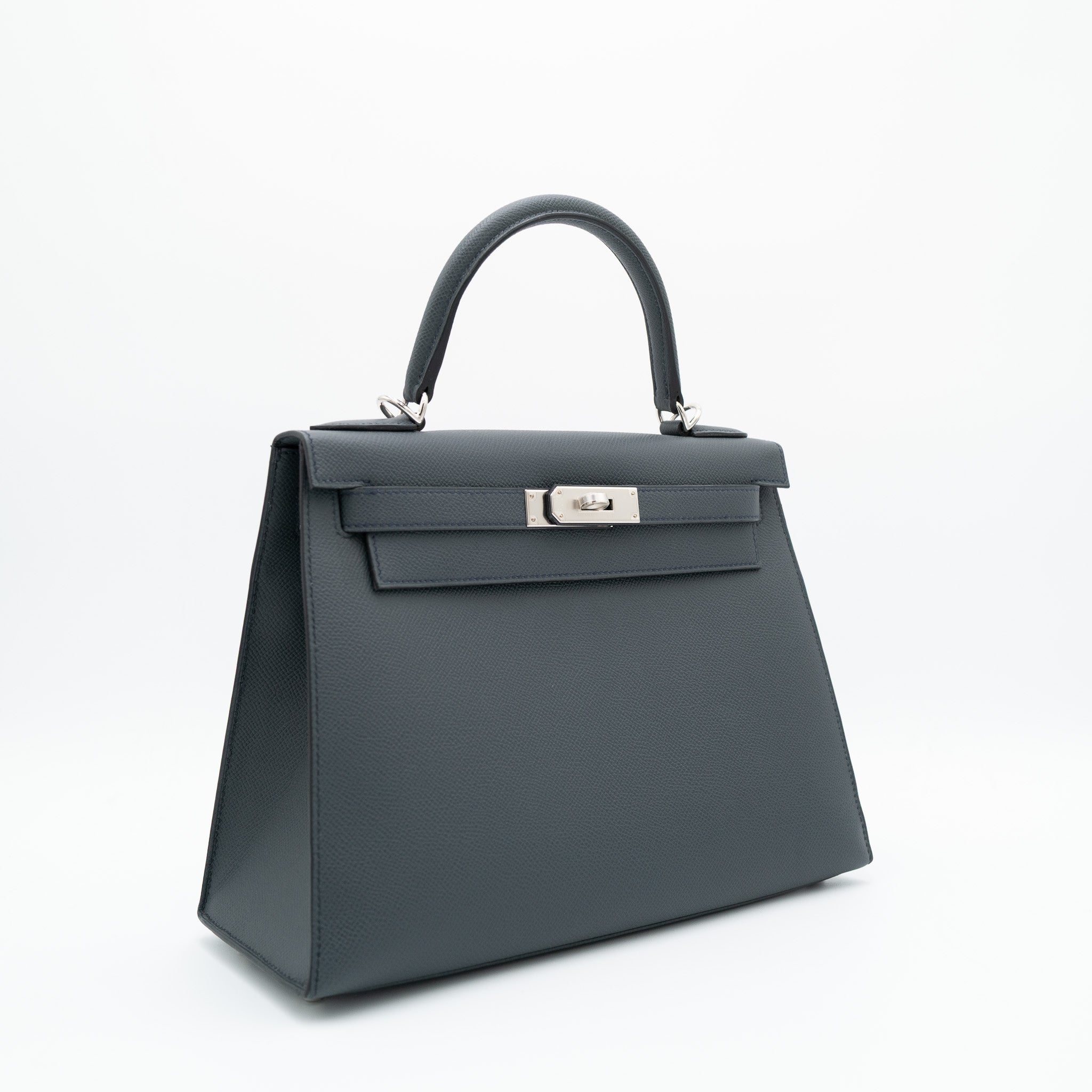 Hermès Kelly 28 Gris Misty Epsom Palladium Hardware