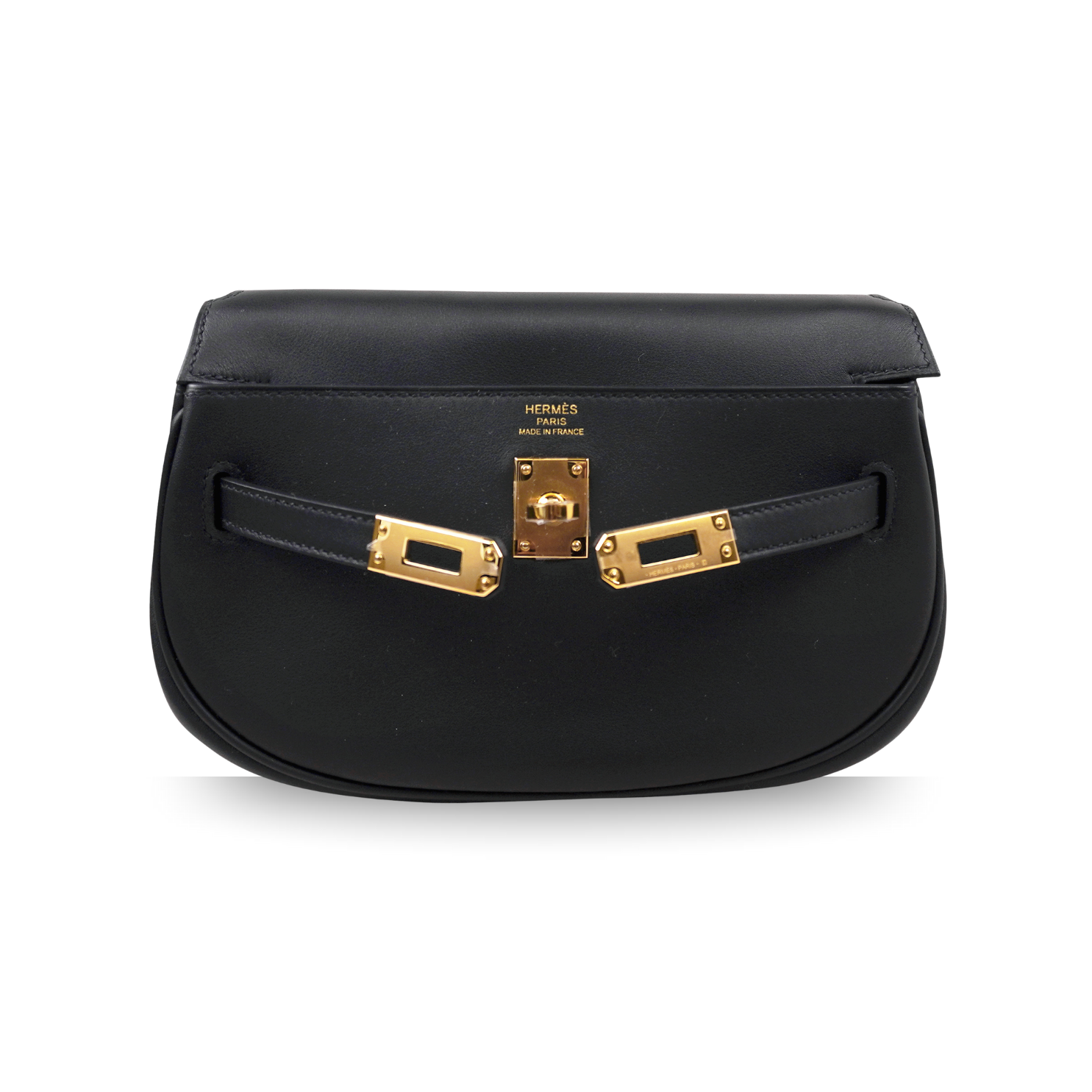 Hermès Kelly Moove Black Swift Gold