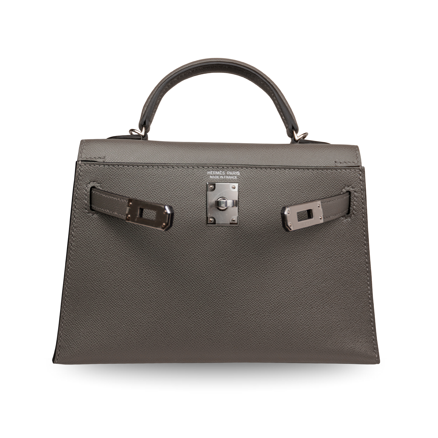 Hermès Mini Kelly II 20 Gris Meyer Madame