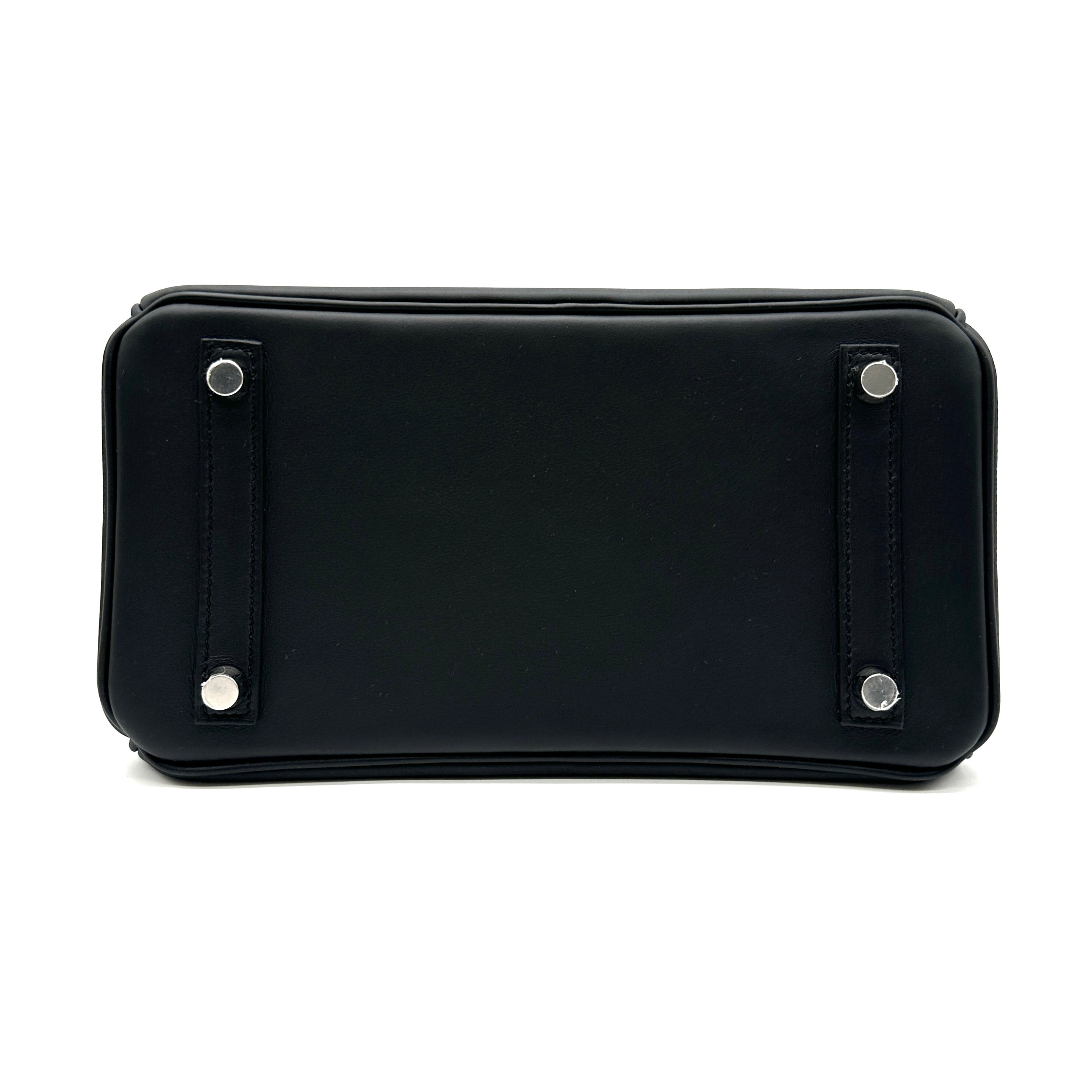 Hermès Birkin 25 Black Swift with Palladium Hardware