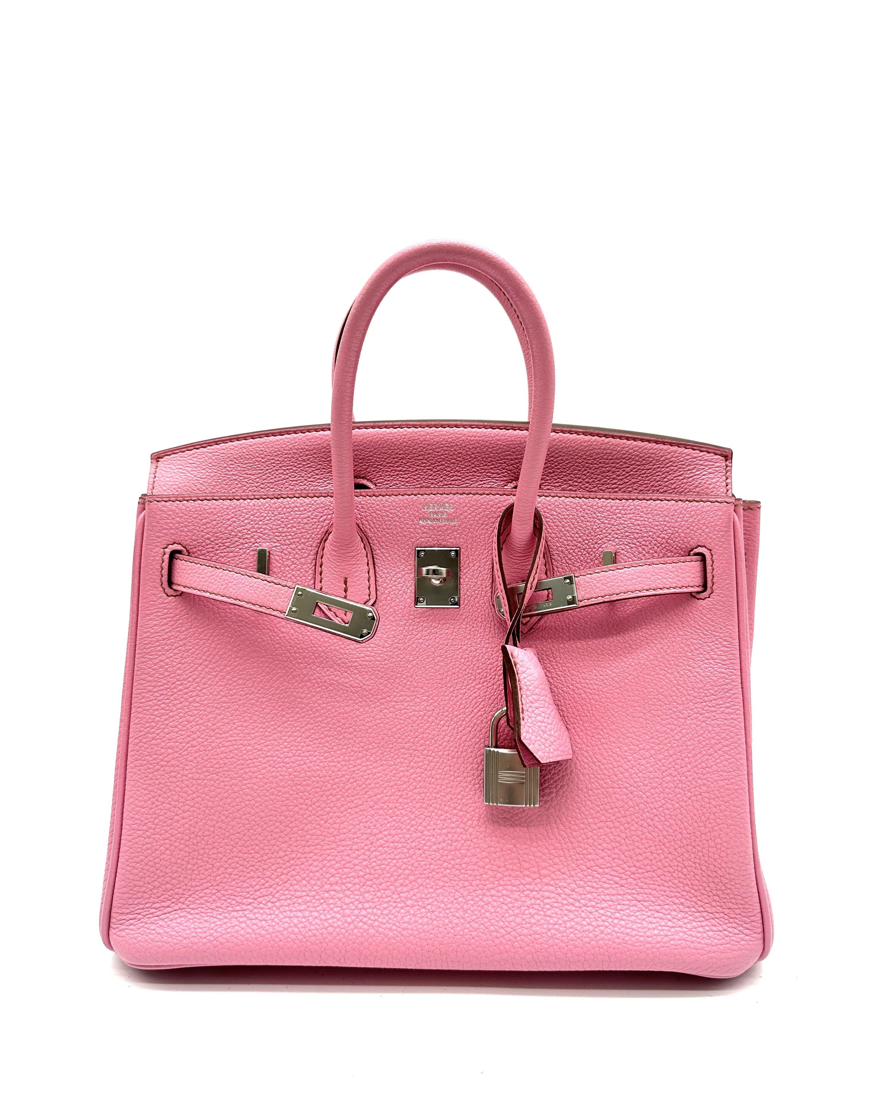 Hermès Birkin 25 Bubblegum with Palladium Hardware