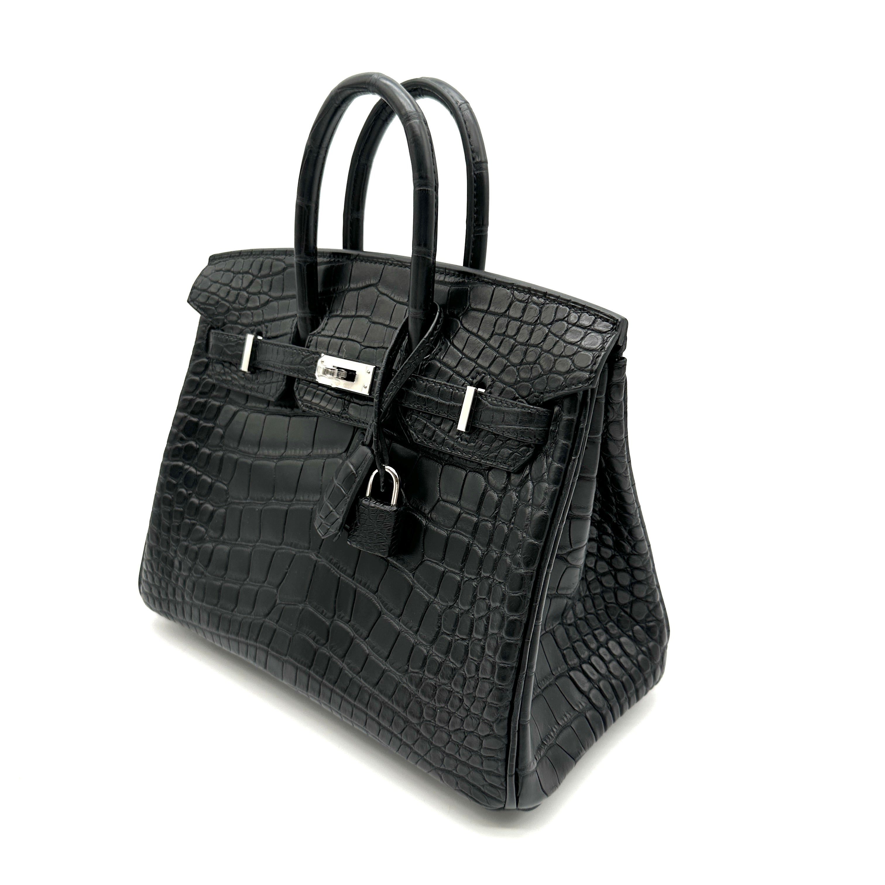 Hermès Birkin 25 Matte Alligator with Palladium Hardware