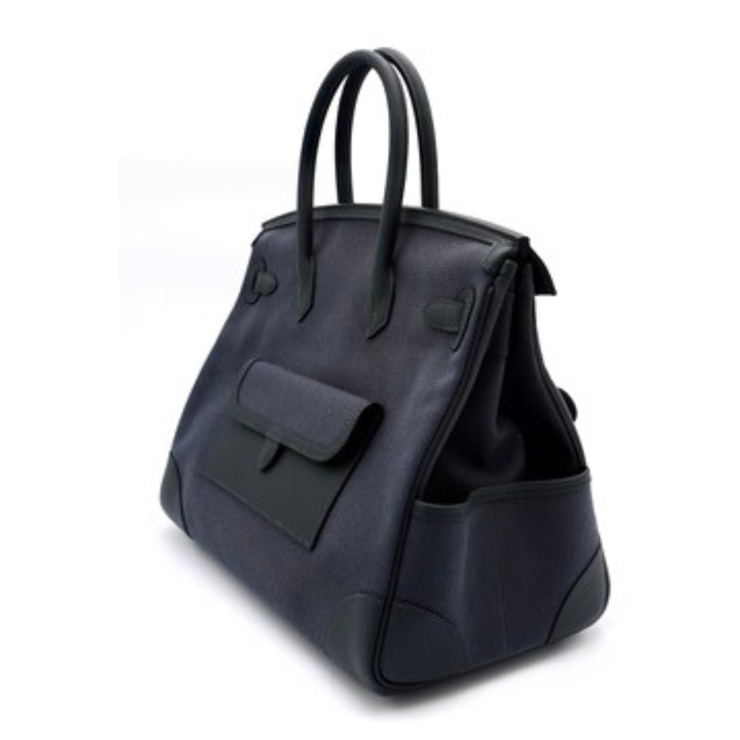 Hermès Birkin 35 Cargo Gris Misty Swift & Toile Goéland