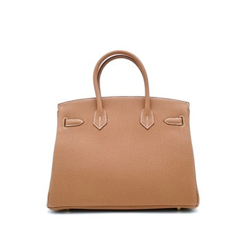 Hermès Birkin 25 Retourne in Chai Togo with Gold Hardware