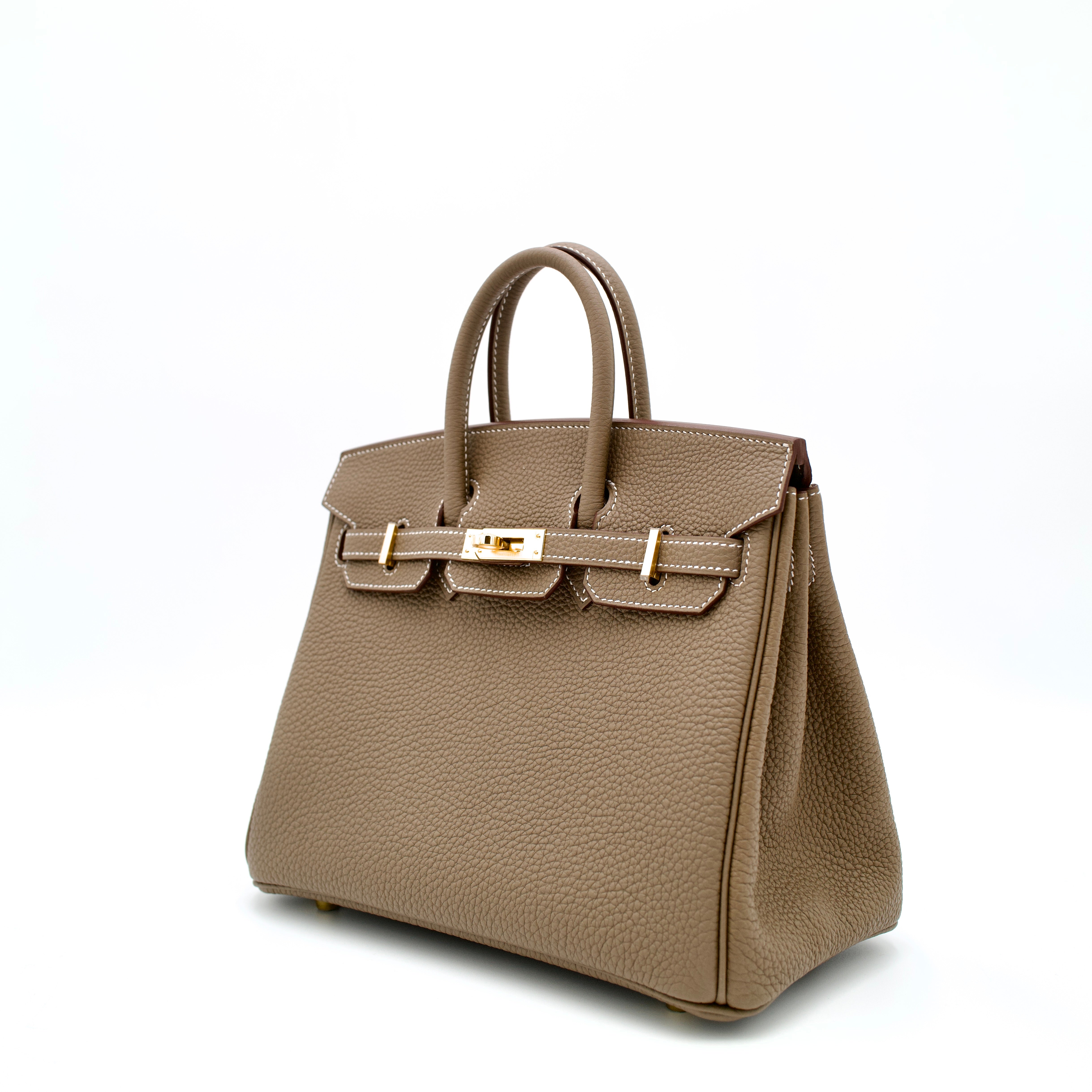 Hermès Birkin 25 Etoupe with Gold Hardware