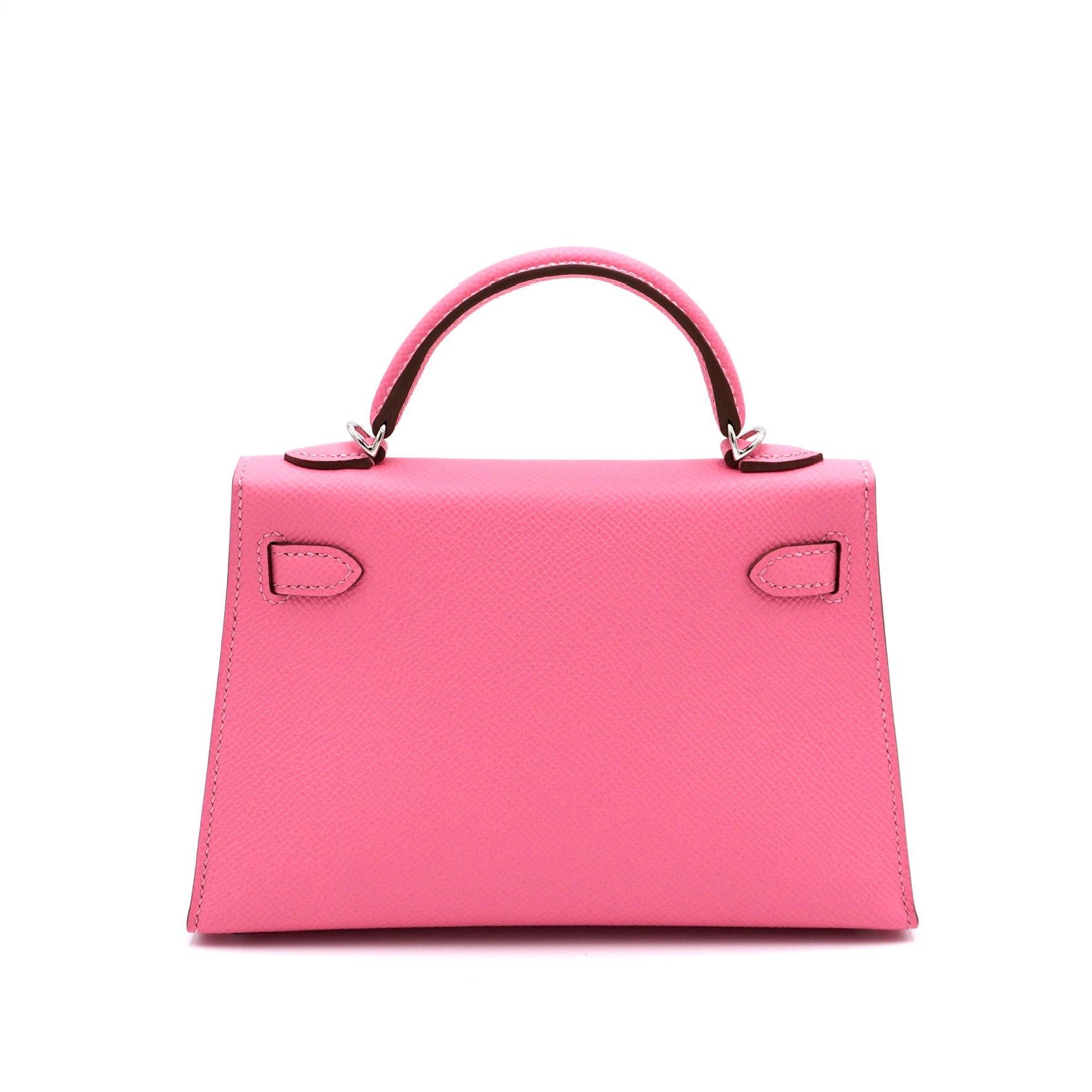 Hermès Mini Kelly II 20 Rose Confetti Epsom Palladium