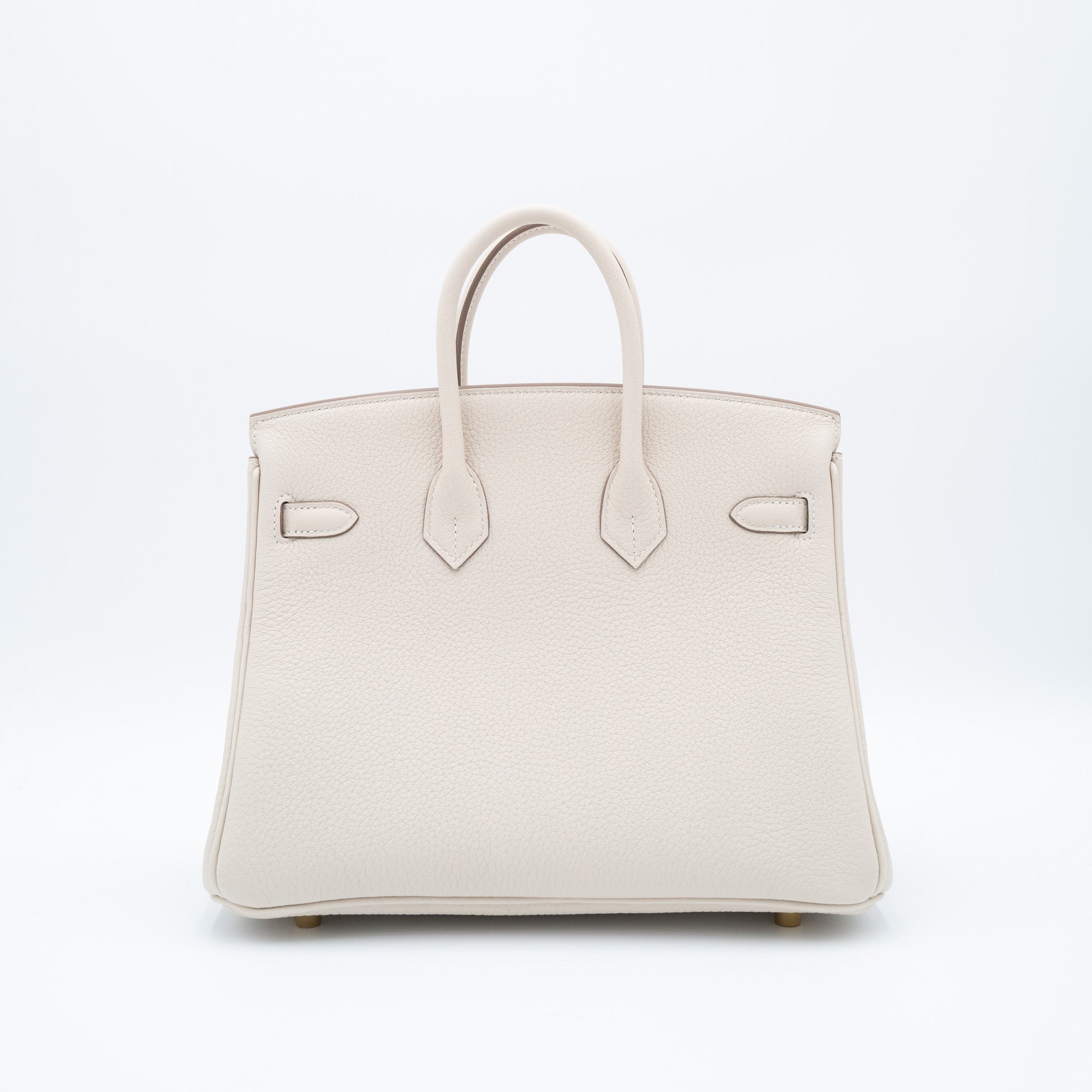 Hermès Birkin 25 Retourne in Craie Togo with Gold Hardware