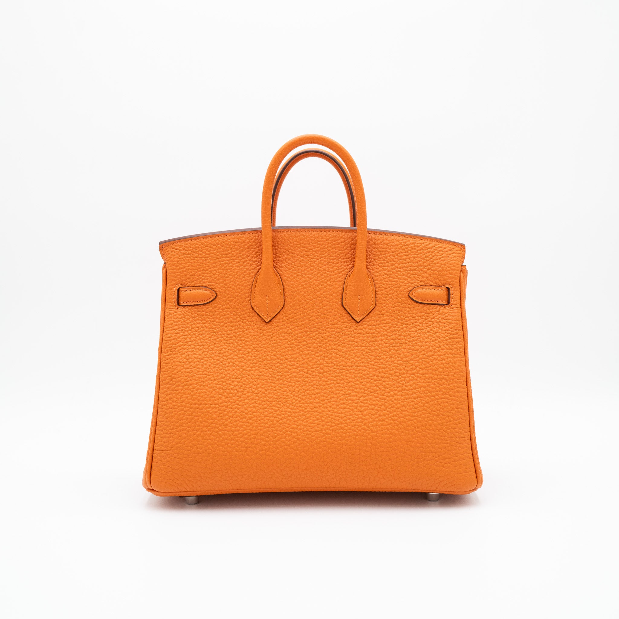Hermès Birkin 25 Orange Togo Palladium Hardware