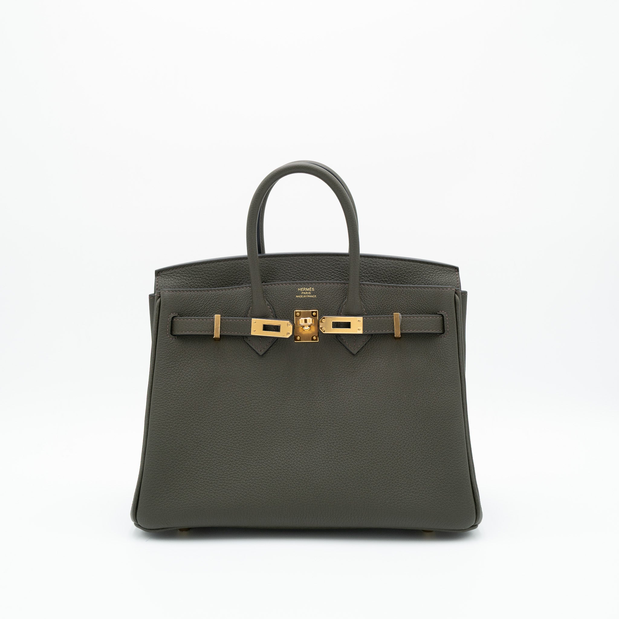 Hermès Birkin 25 Vert de Gris Togo with Gold Hardware