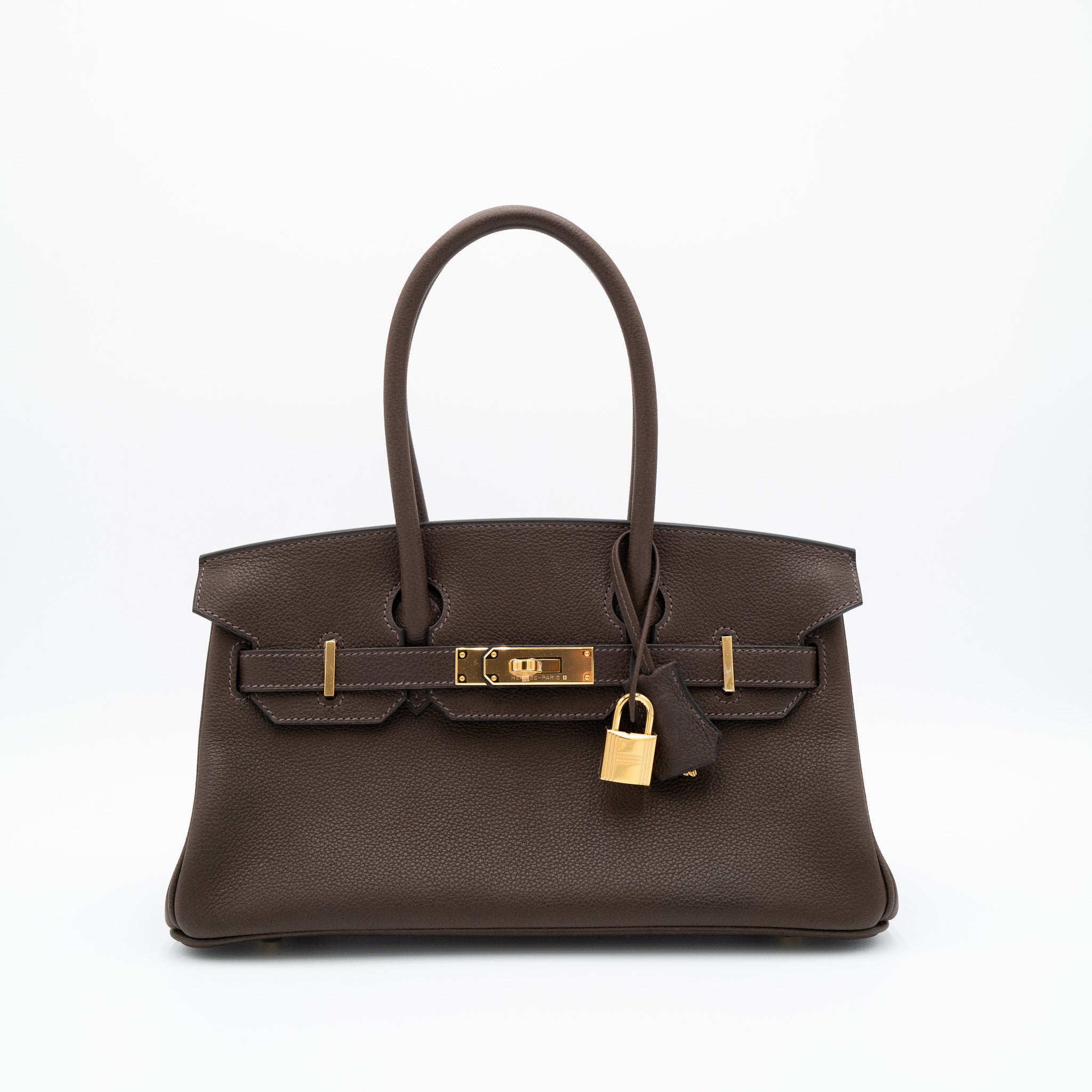 Hermès Birkin 29 Barenia Faubourg Ebene Gold Hardware