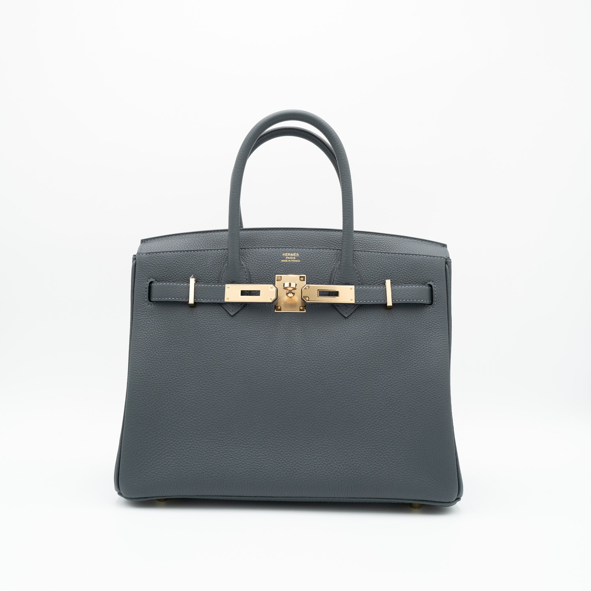 Hermès Birkin 30 Retourne in Vert Mangrove Togo with Permabrass Hardware