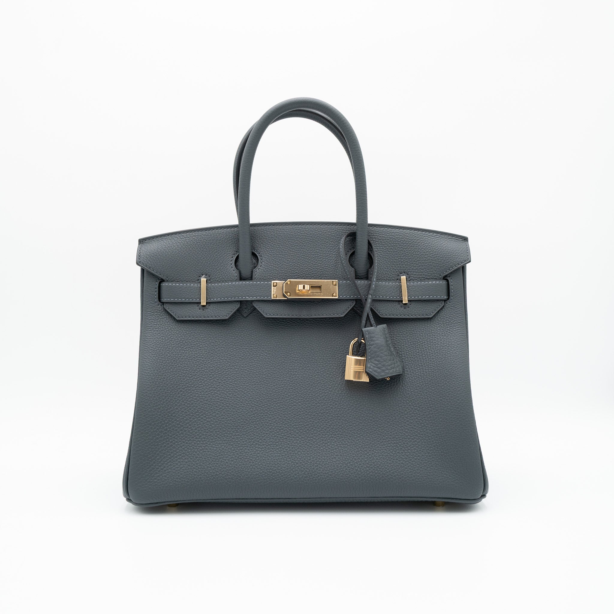 Hermès Birkin 30 Retourne in Vert Mangrove Togo with Permabrass Hardware