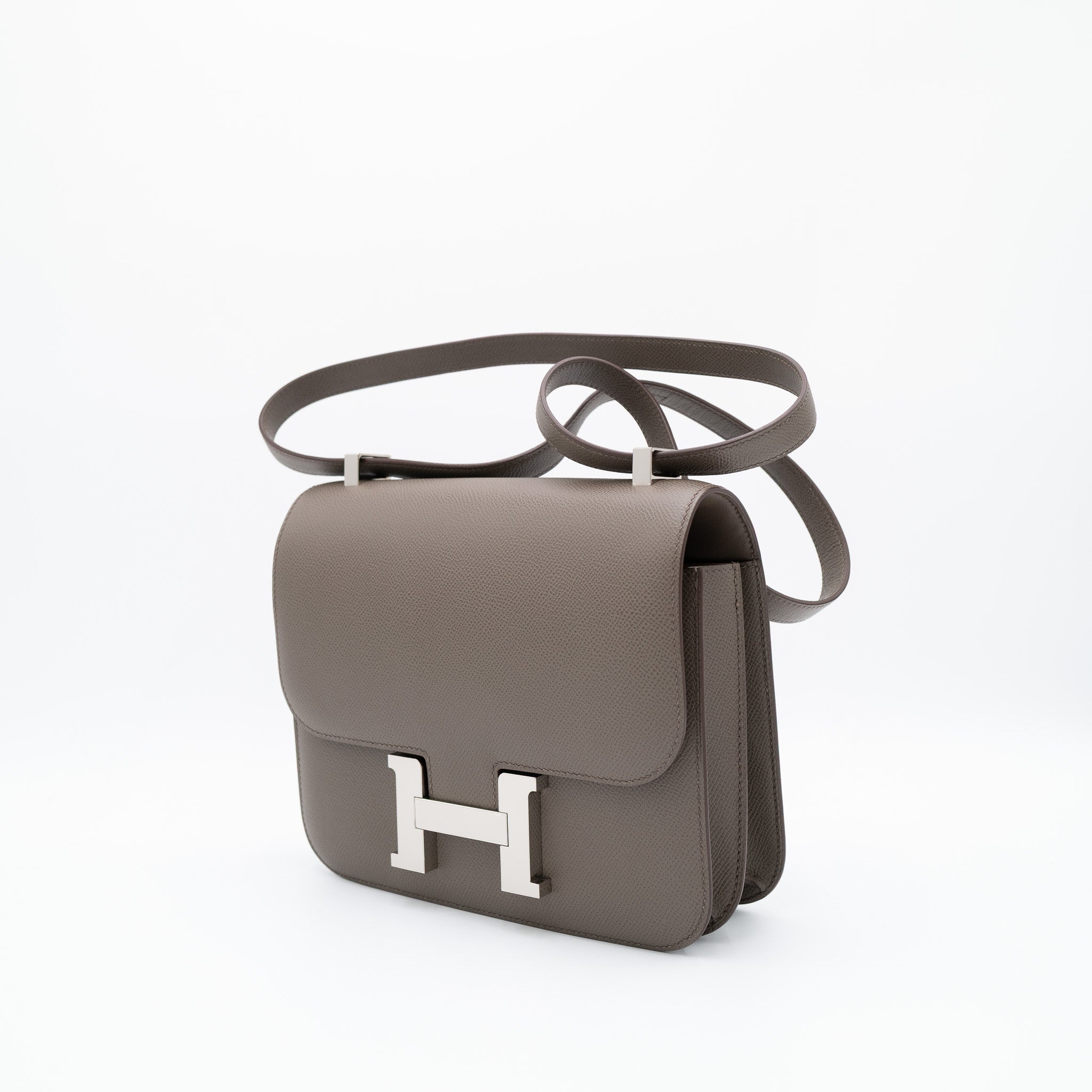 Hermès Constance 24 Etain Epsom with Palladium Hardware