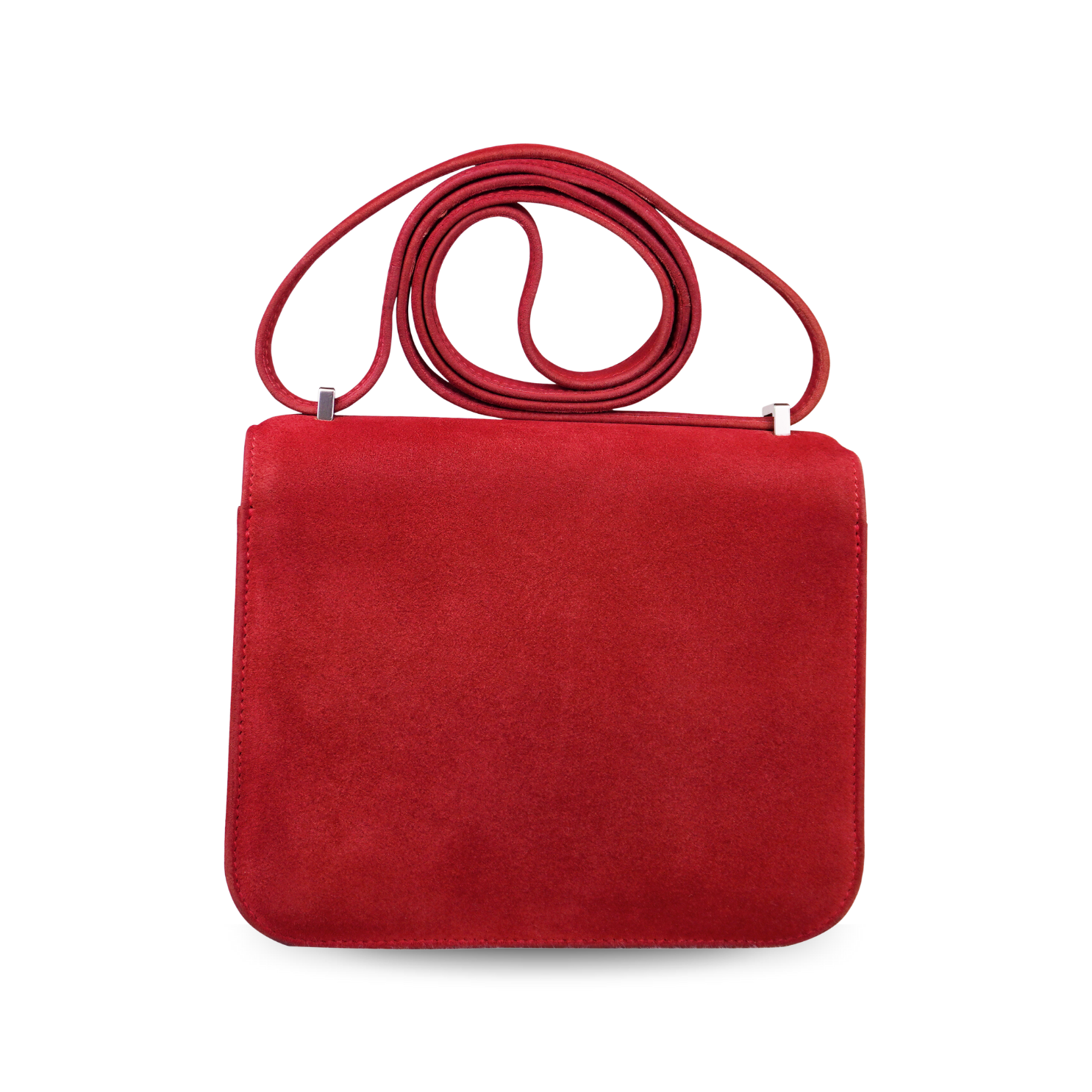 Hermès Constance 18 Rose Doblis (Suede) Palladium