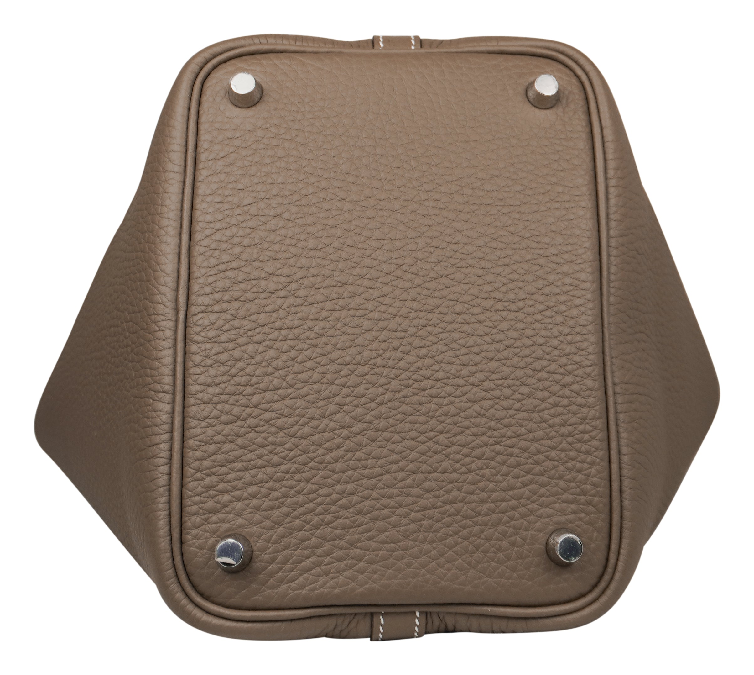 Hermès Picotin 18 Etoupe Taurillon Clemence Palladium