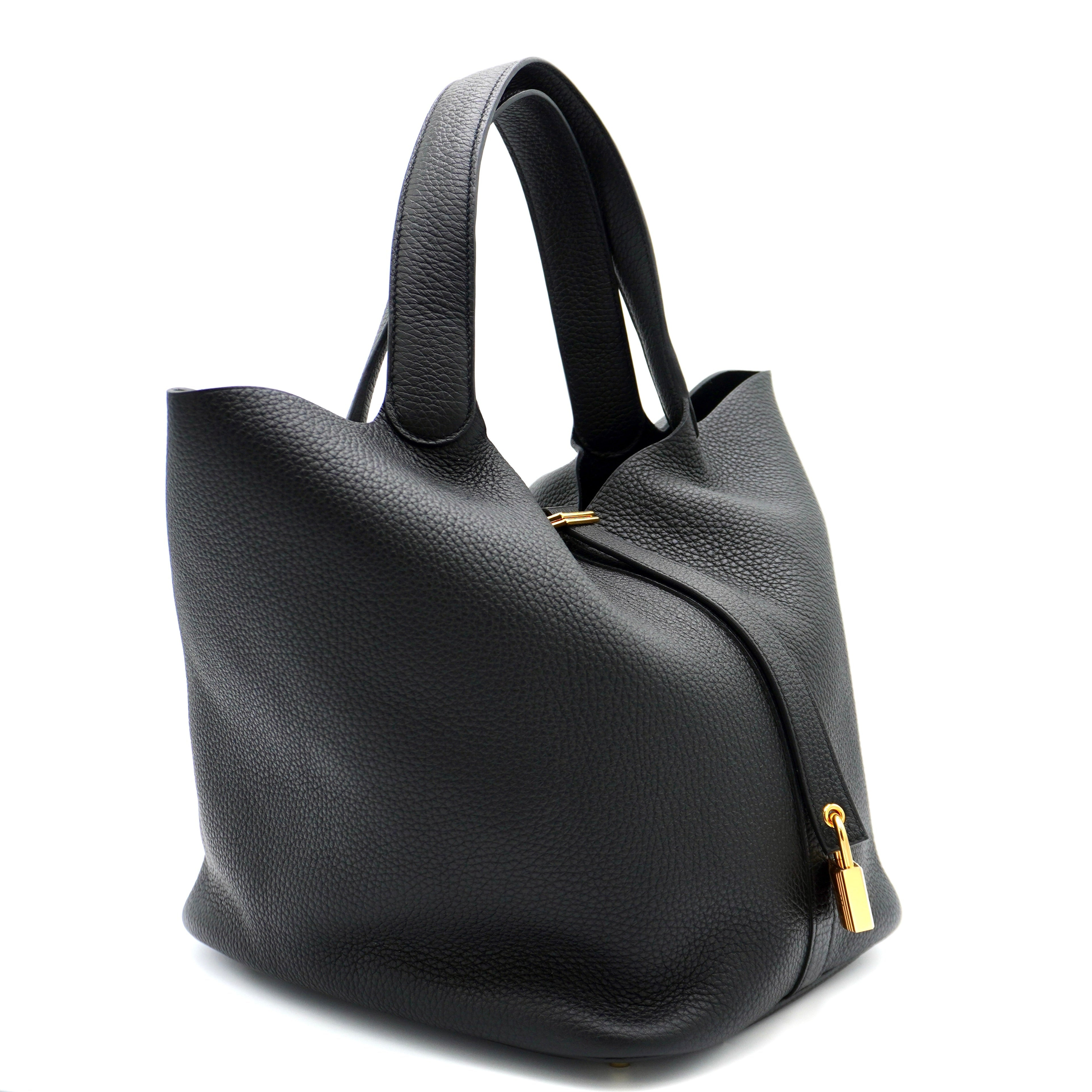 Hermès Picotin 26 Black Taurillon Clemence