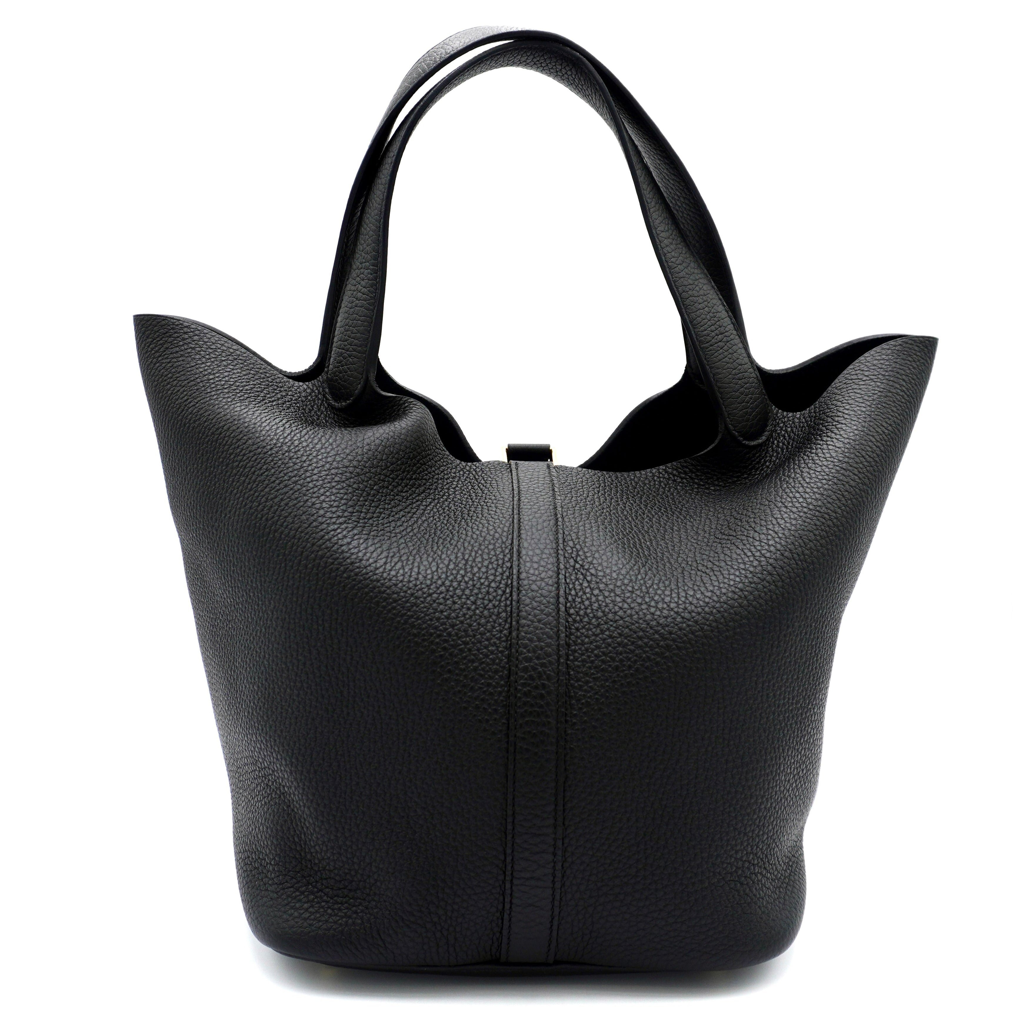 Hermès Picotin 26 Black Taurillon Clemence